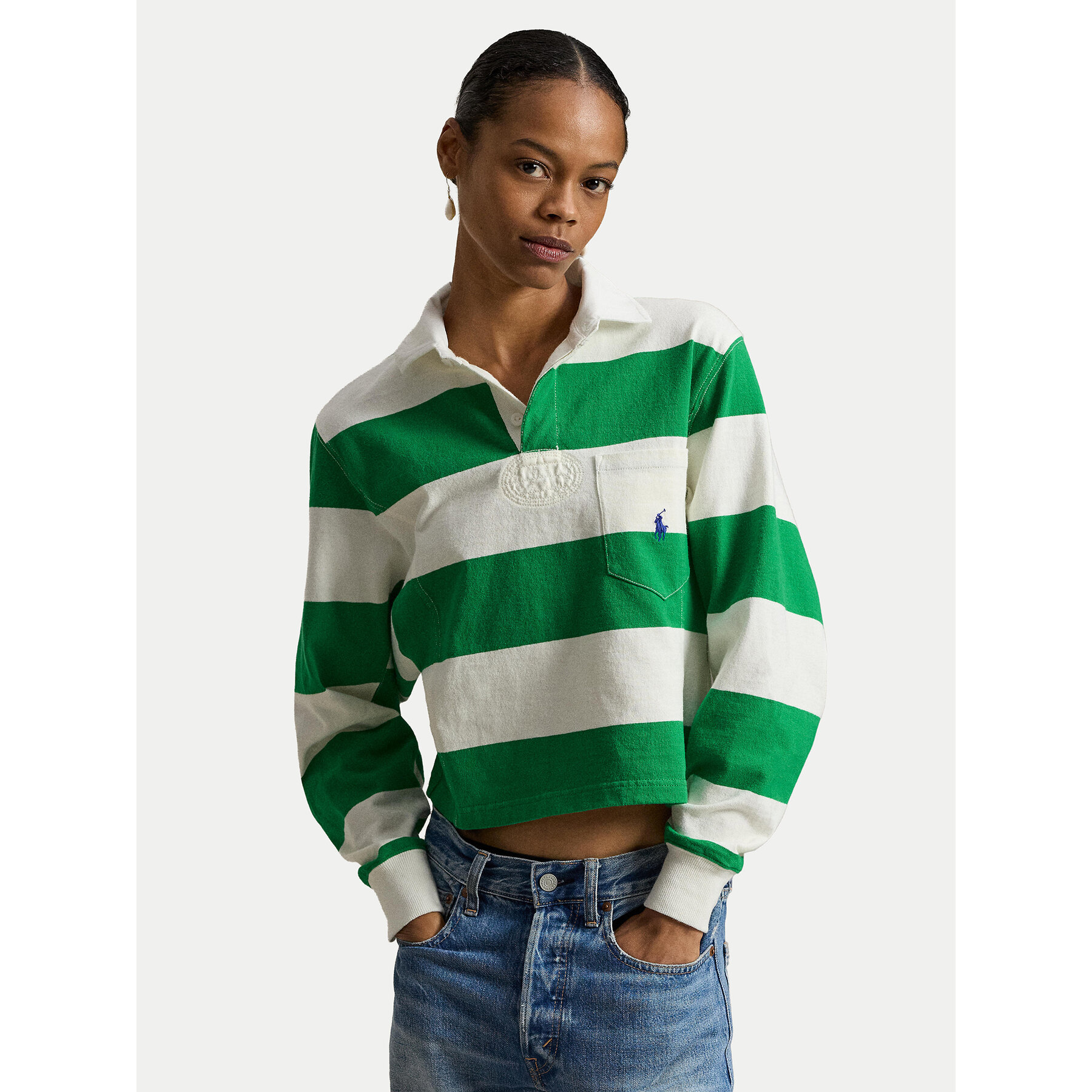 Polo Ralph Lauren Polo 211971746500 Zielony Relaxed Fit
