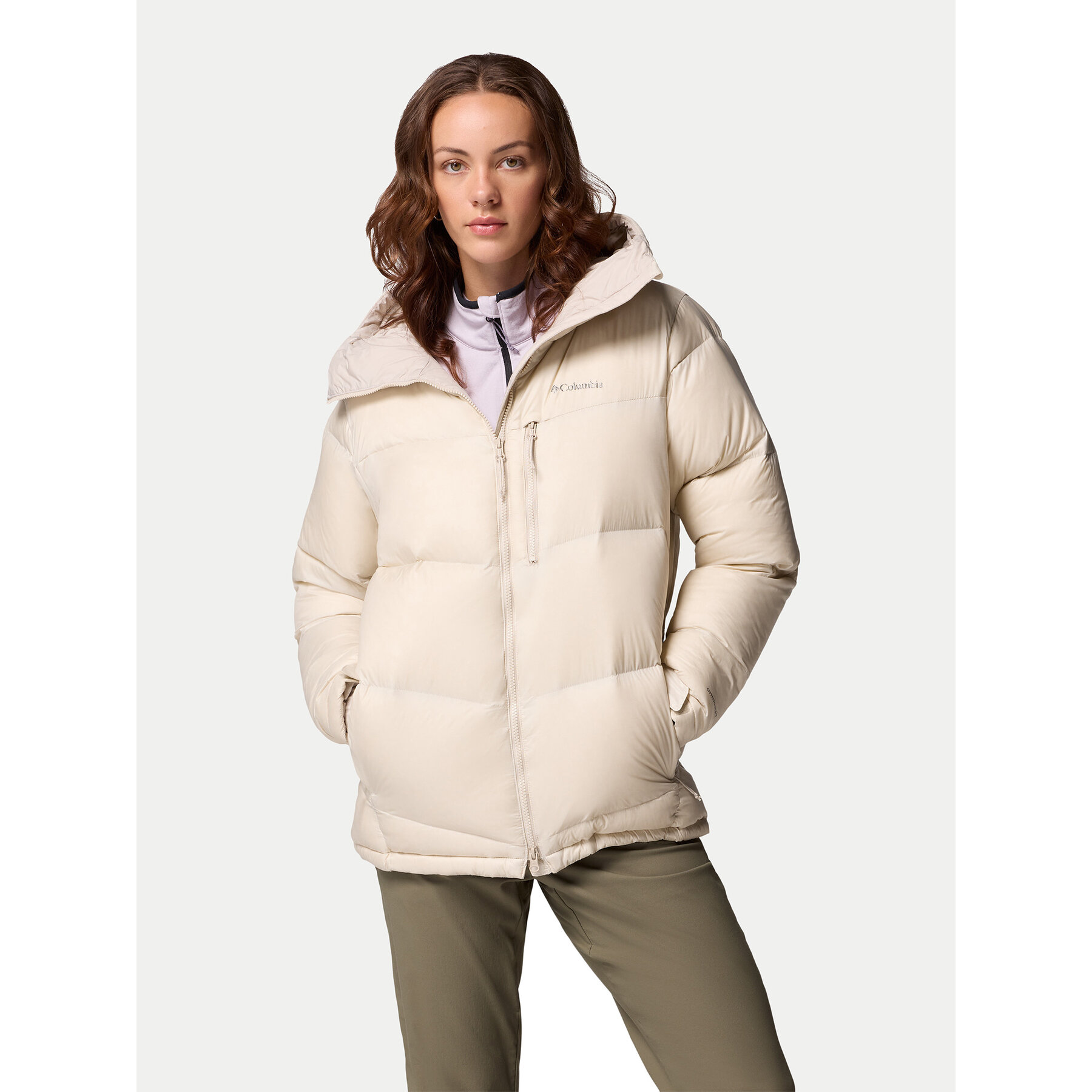 Columbia Kurtka puchowa Cloudview™ 2133531 Beżowy Regular Fit