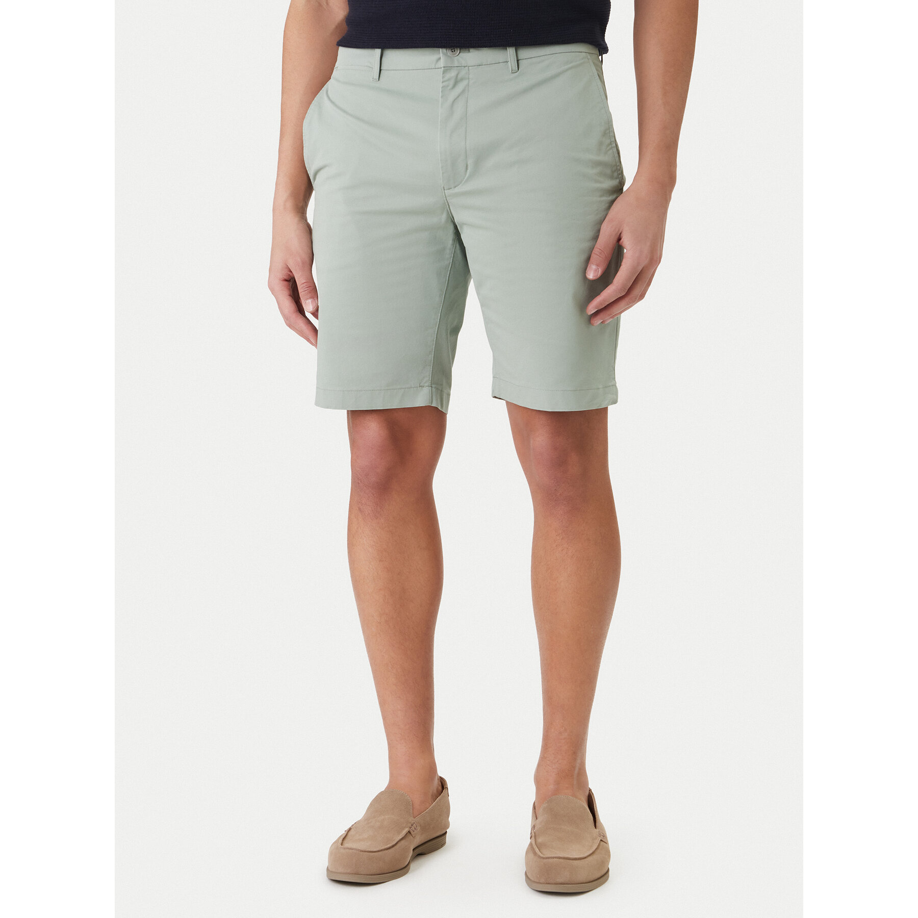 Tommy Hilfiger Szorty materiałowe Denton 9.5 MW0MW42351 Zielony Slim Fit