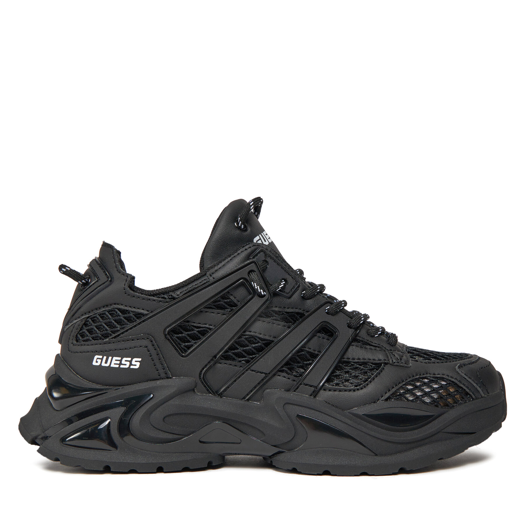 Guess Sneakersy Belluna FLJBLL ELE12 Czarny
