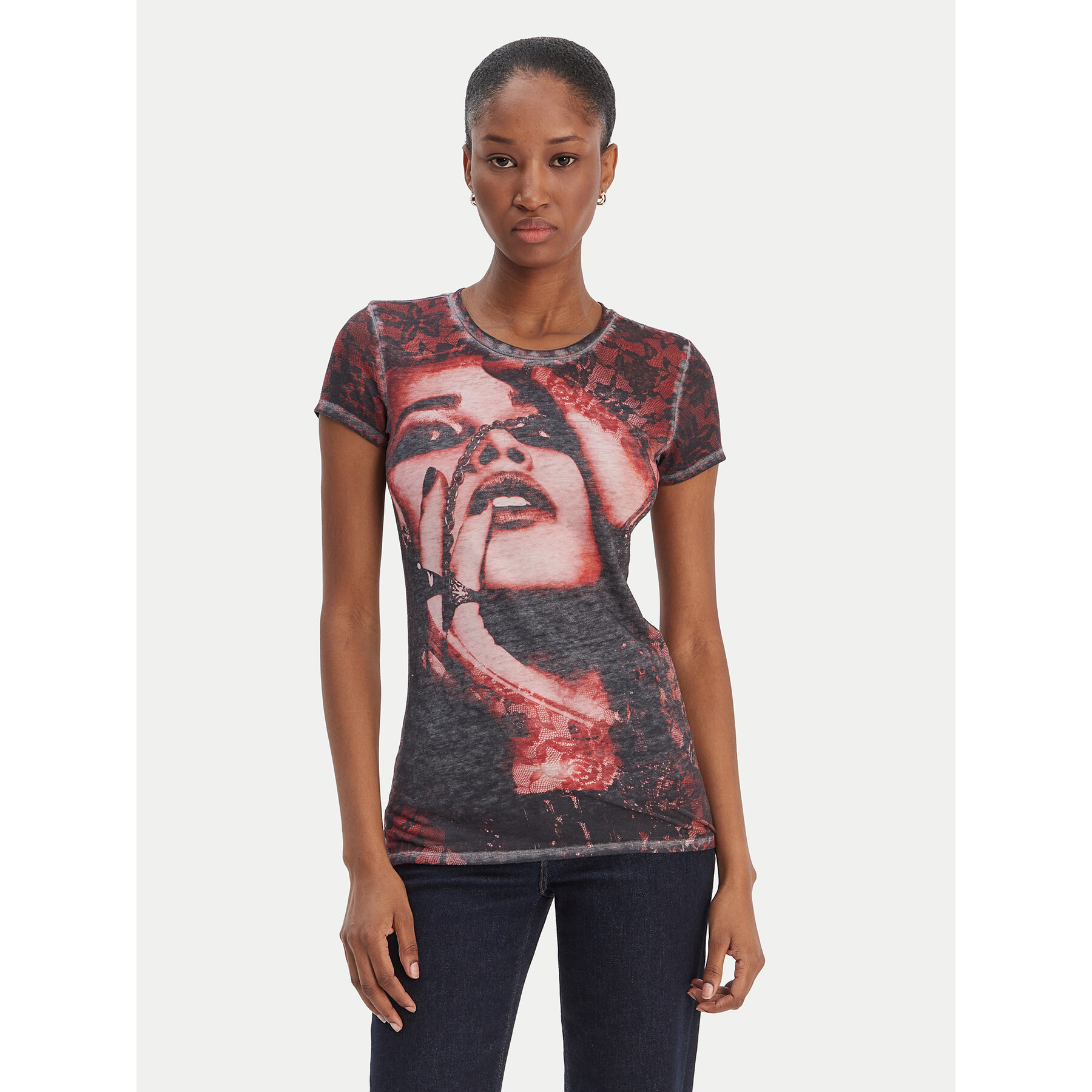 Guess T-Shirt W6RI50 KCCG0 Kolorowy Regular Fit