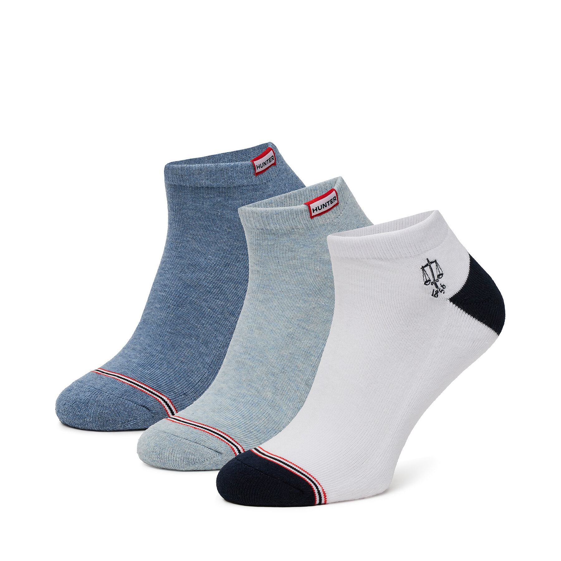 Hunter Skarpety długie AS_HUNTER_01S_SS25 (3-PACK) Niebieski