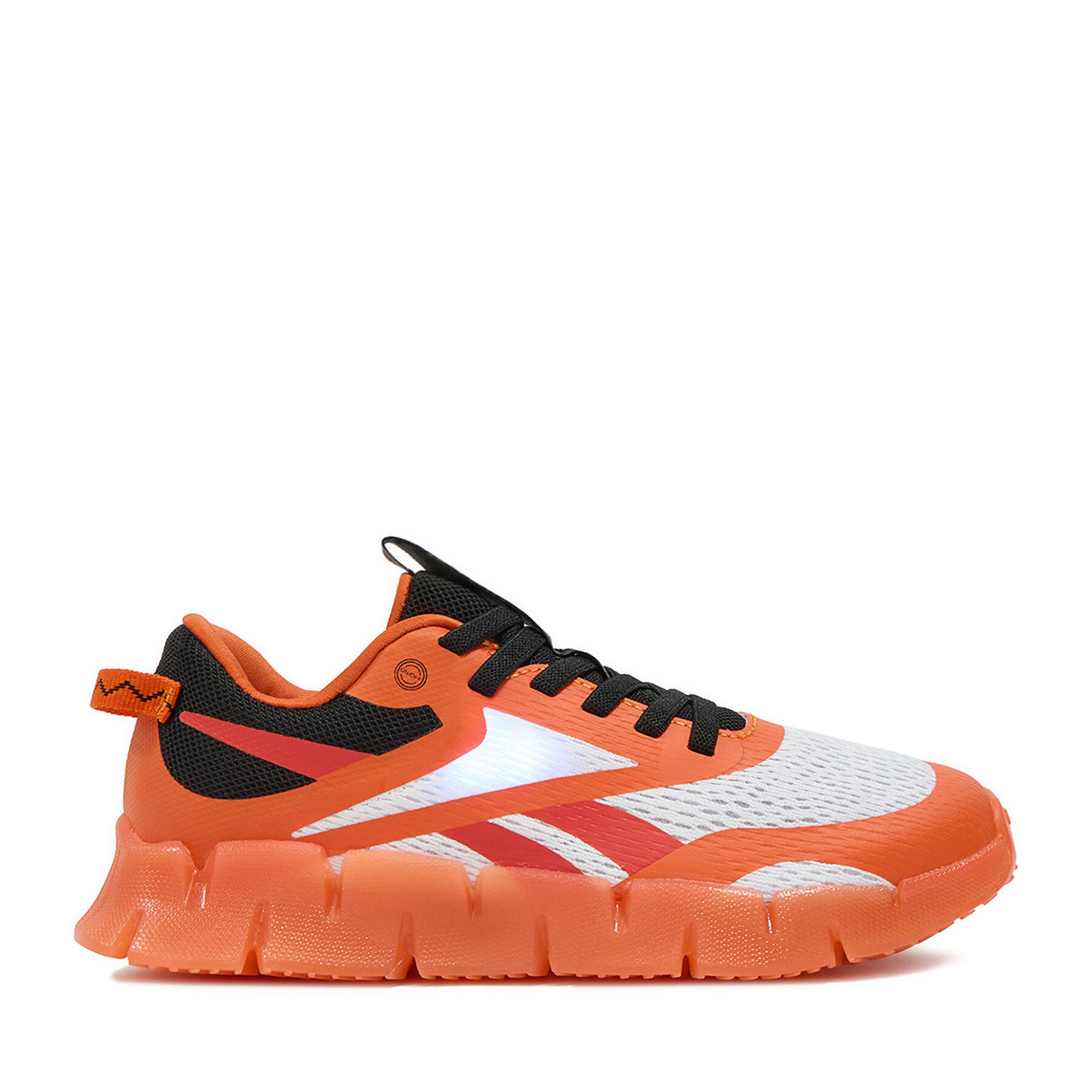 Reebok Sneakersy EO-ZIG N GLOW 3 ELASTIC LACE 100248021 Pomarańczowy