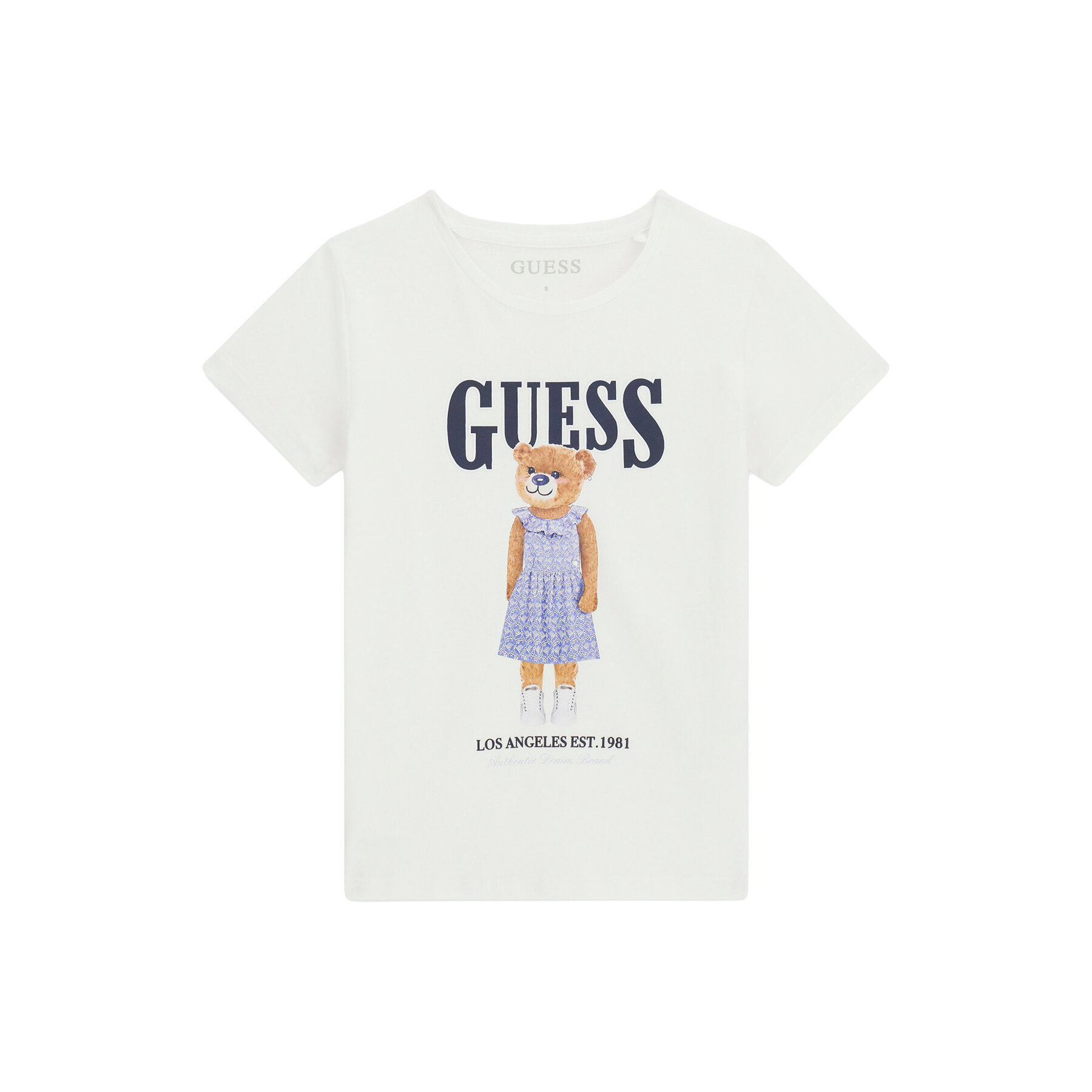 Guess T-Shirt J6GI04 K6YW4 Biały Regular Fit