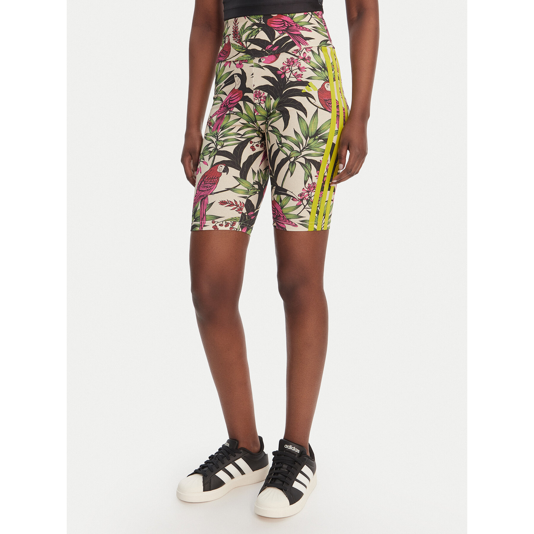 adidas Kolarki Farm Rio Bike KD4612 Kolorowy Slim Fit