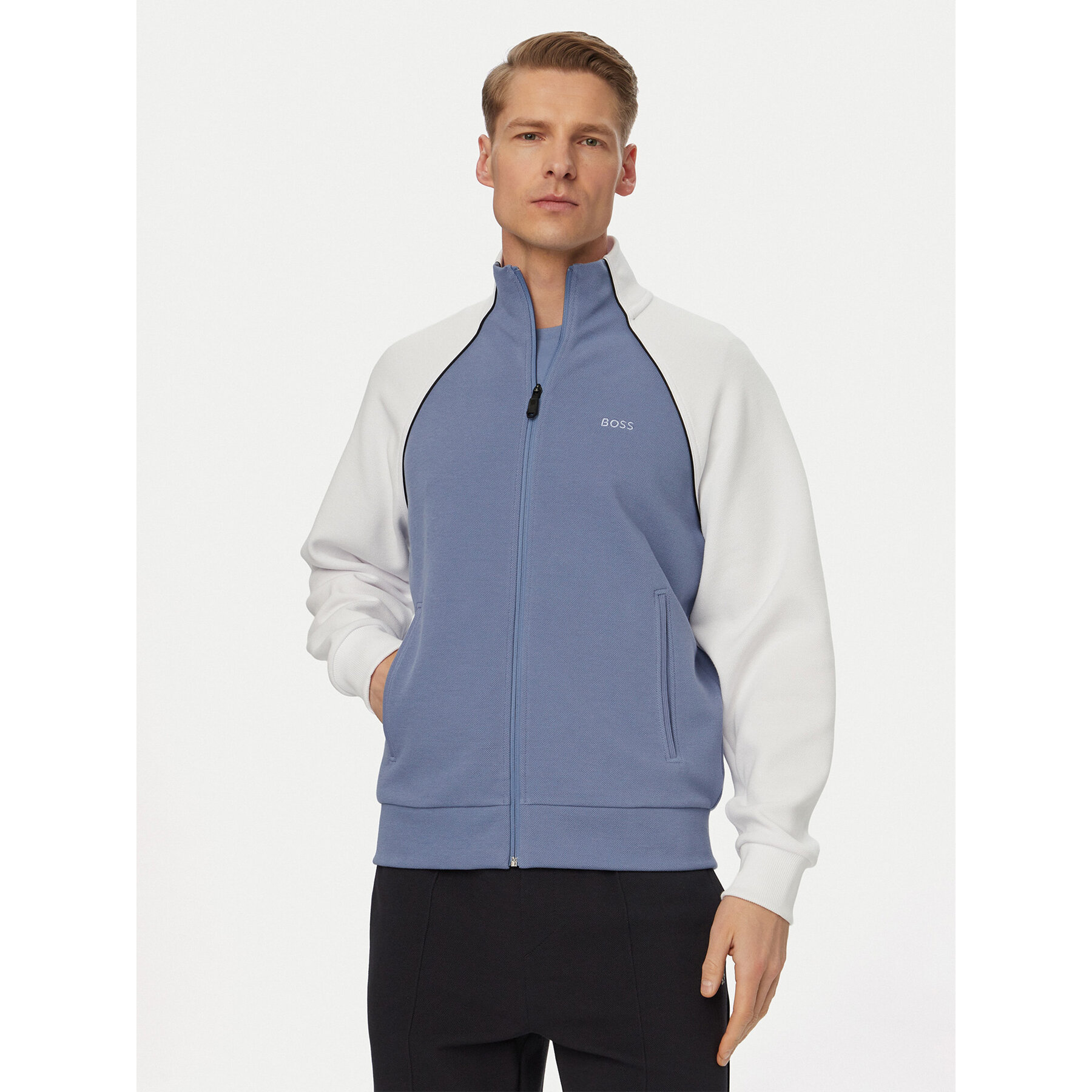 BOSS Bluza Join Skaz 50553566 Niebieski Regular Fit