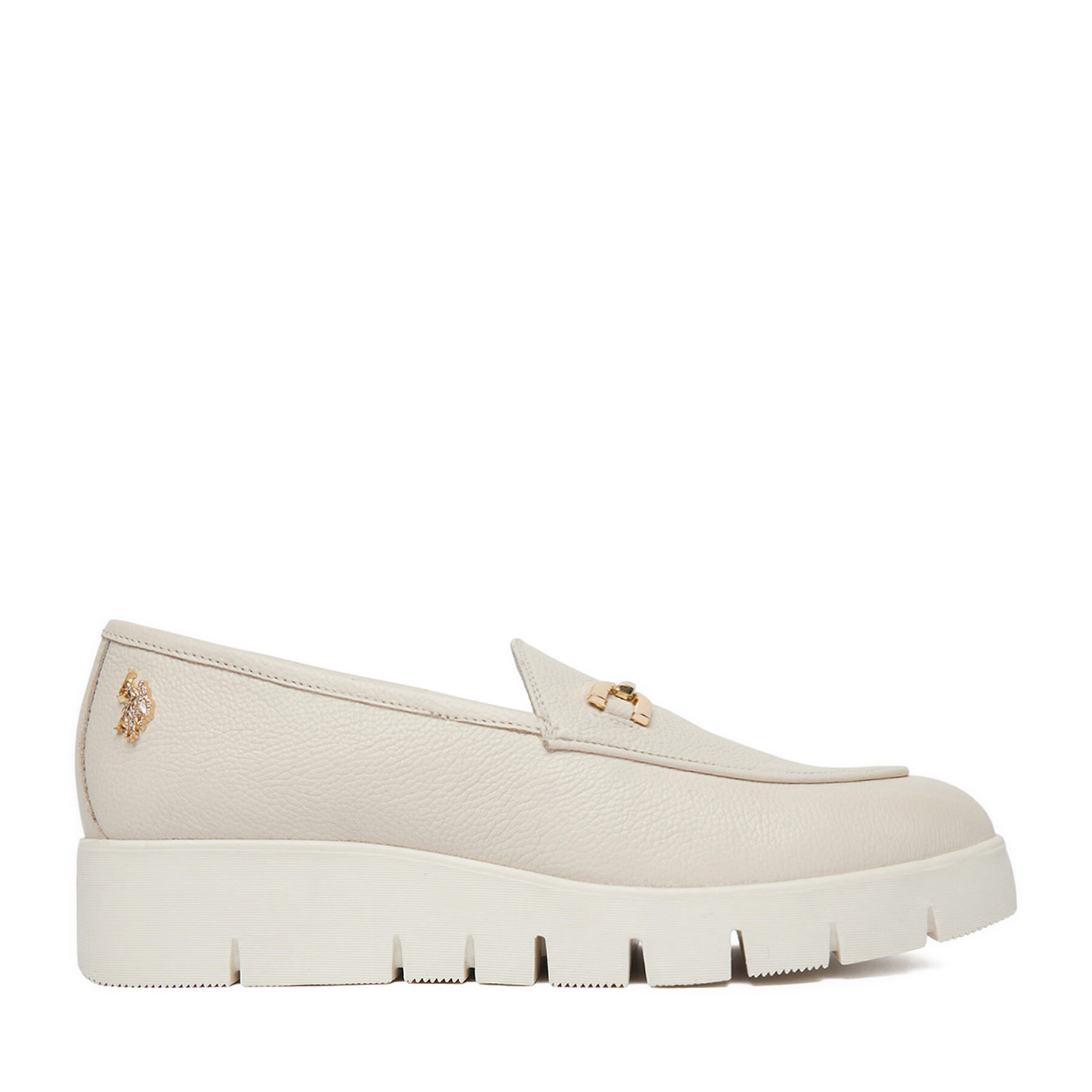 U.S. Polo Assn. Półbuty EO-NOVA001W/6L1 Écru