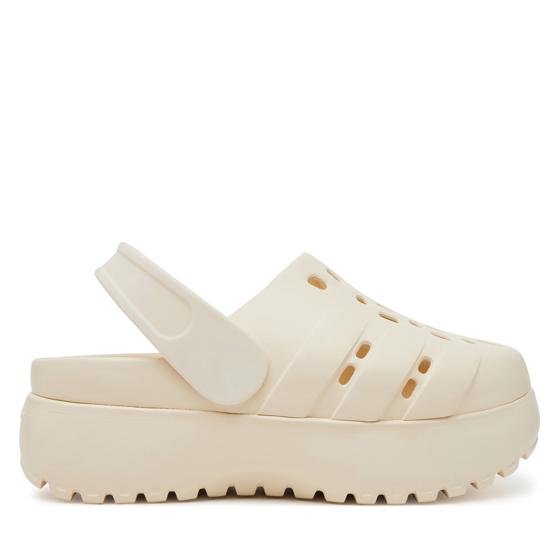 adidas Sandały adilette Platform JP7159 Beżowy