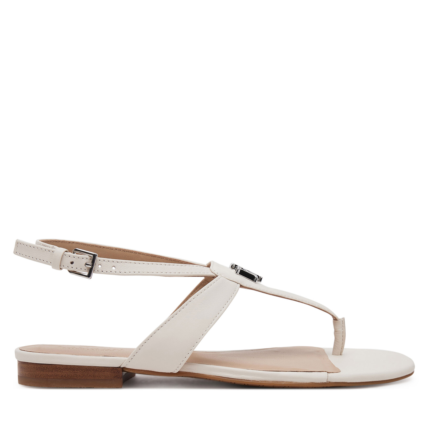 LAUREN RALPH LAUREN Sandały Everley 802959146009 Biały