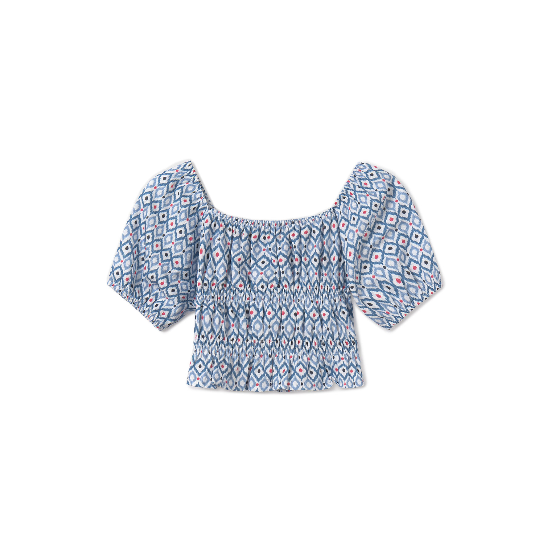 Mayoral Bluzka 6025 Niebieski Regular Fit
