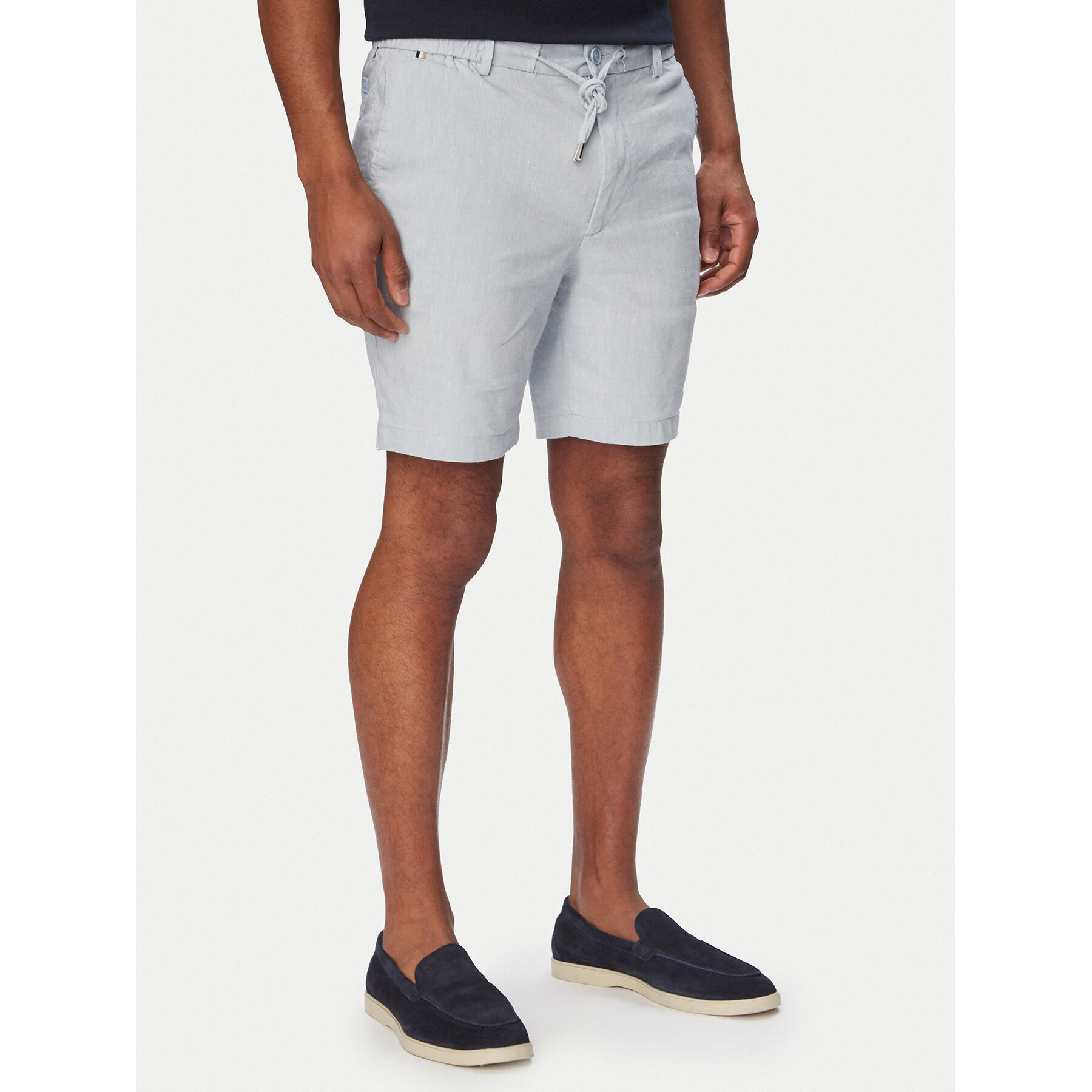 BOSS Szorty materiałowe Kane1 50557537 Niebieski jasny Regular Fit