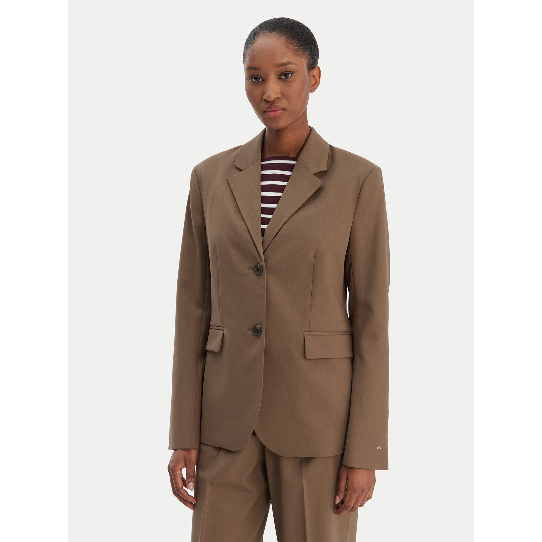 Tommy Hilfiger Marynarka Timeless WW0WW46662 Beżowy Regular Fit