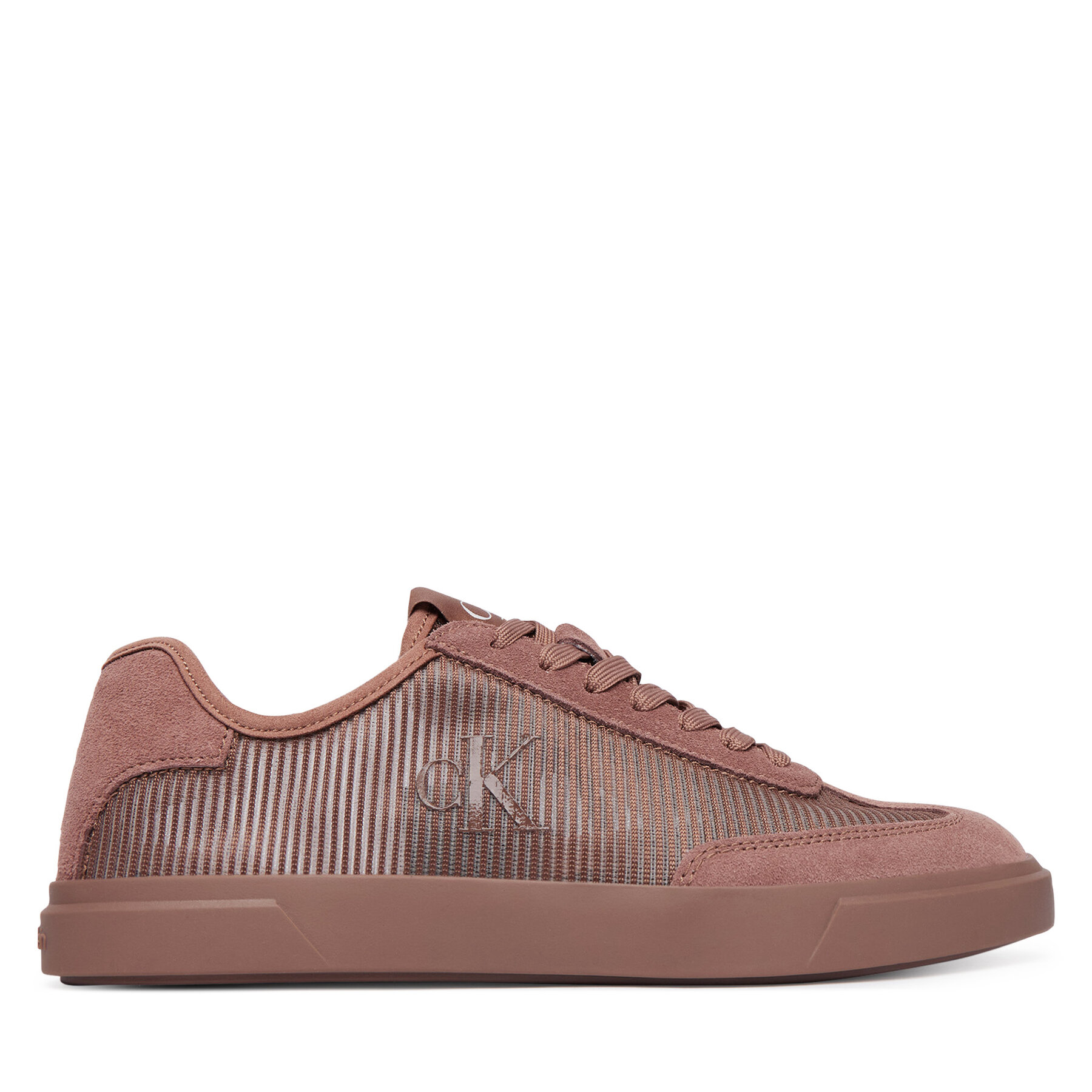 Calvin Klein Sneakersy Low Pro Cupsole Wt Striped Ny HW0HW03270 Brązowy