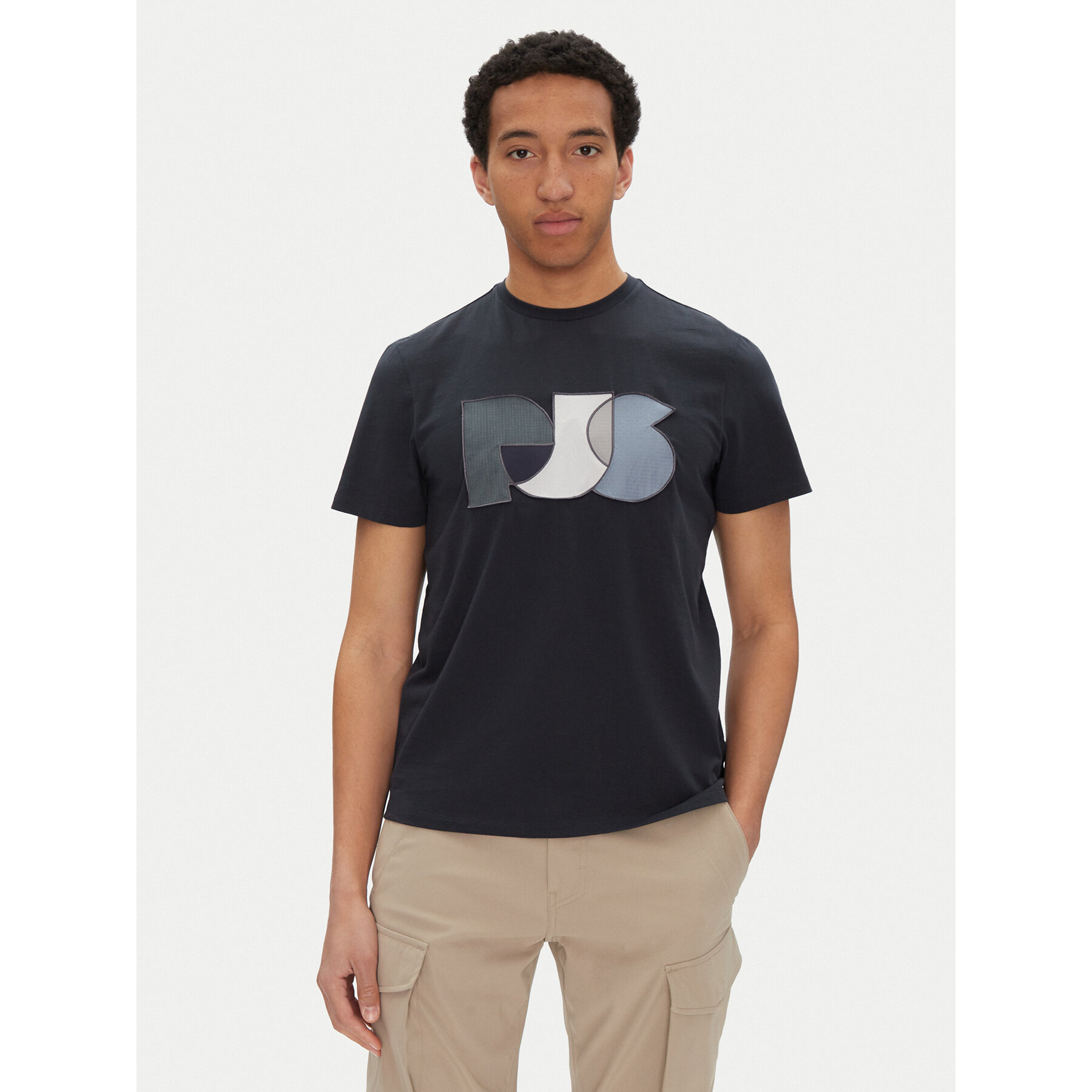Parajumpers T-Shirt Leland 25SMPMTSGT09 Granatowy Regular Fit