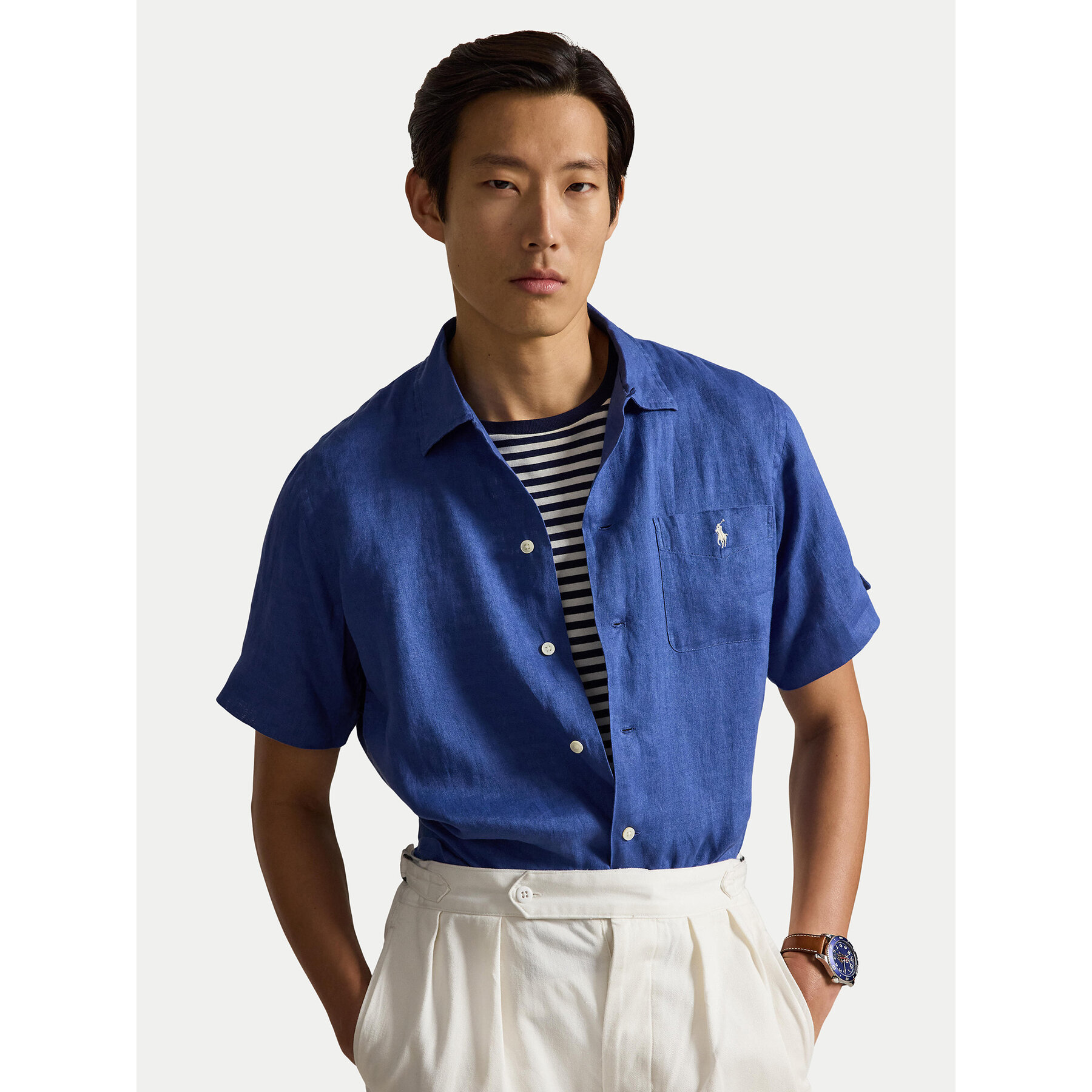 Polo Ralph Lauren Koszula 710966421503 Niebieski Regular Fit