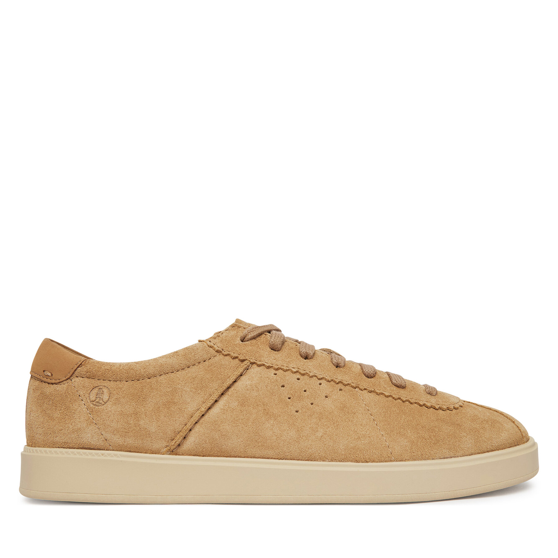Clarks Sneakersy Lockford Lace 26186194 Beżowy