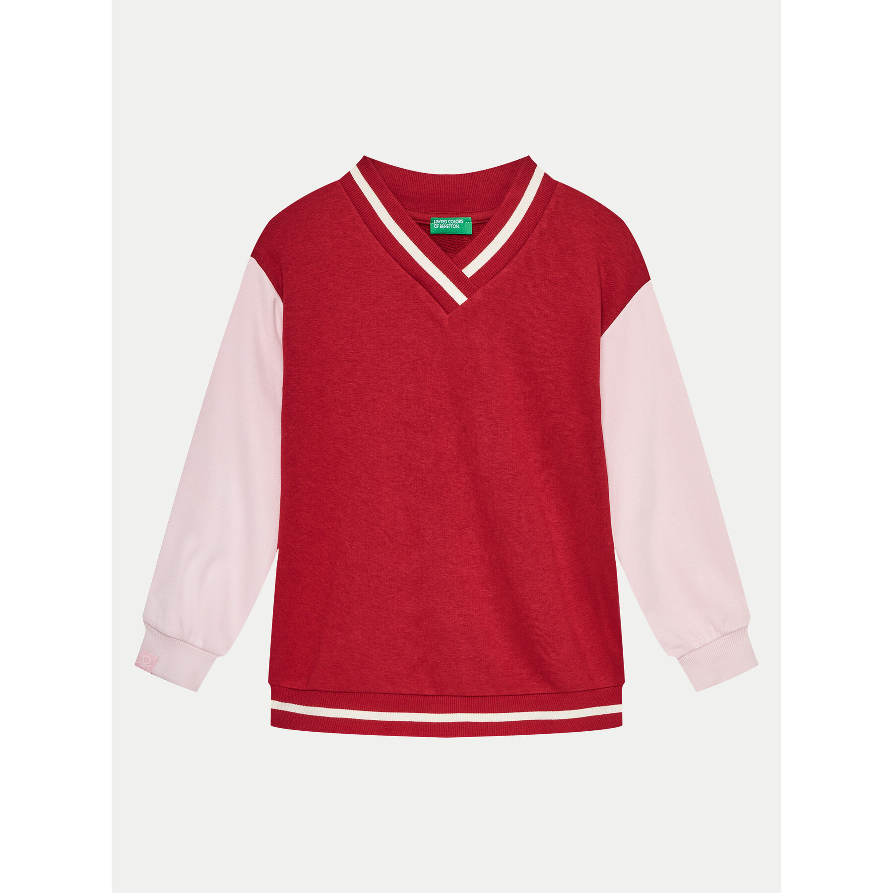 United Colors Of Benetton Bluza 32N4C400A Czerwony Regular Fit