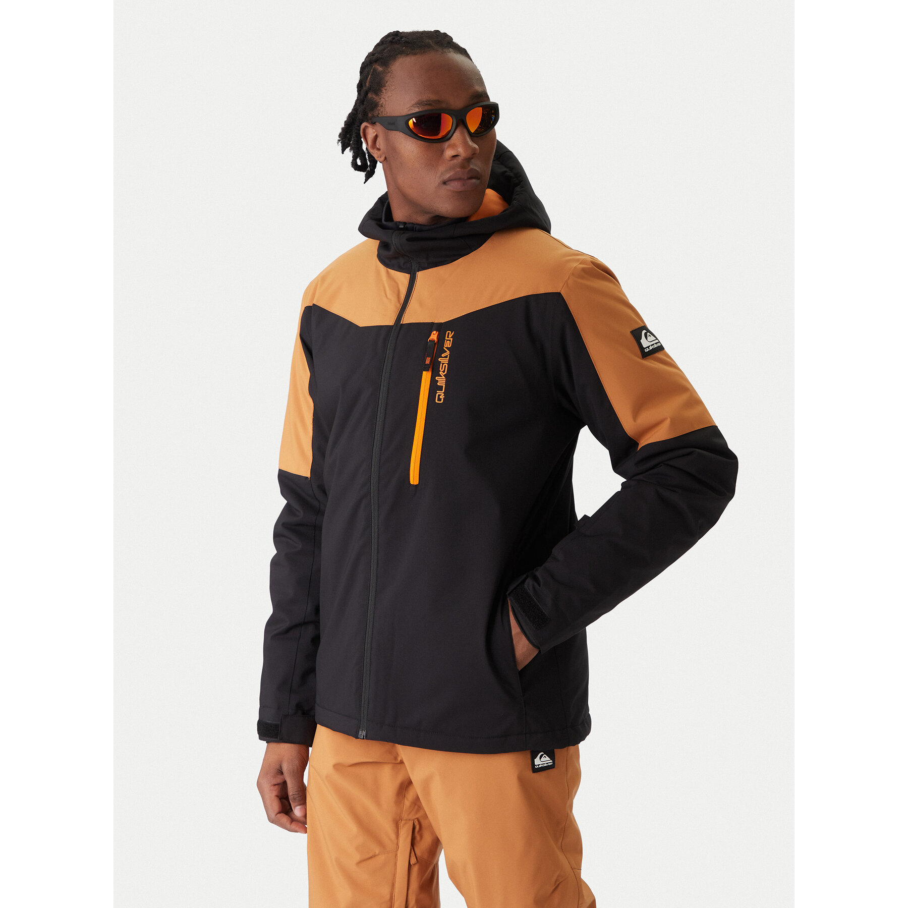 Quiksilver Kurtka snowboardowa Titano JK EQYTJ03513 Czarny Relaxed Fit