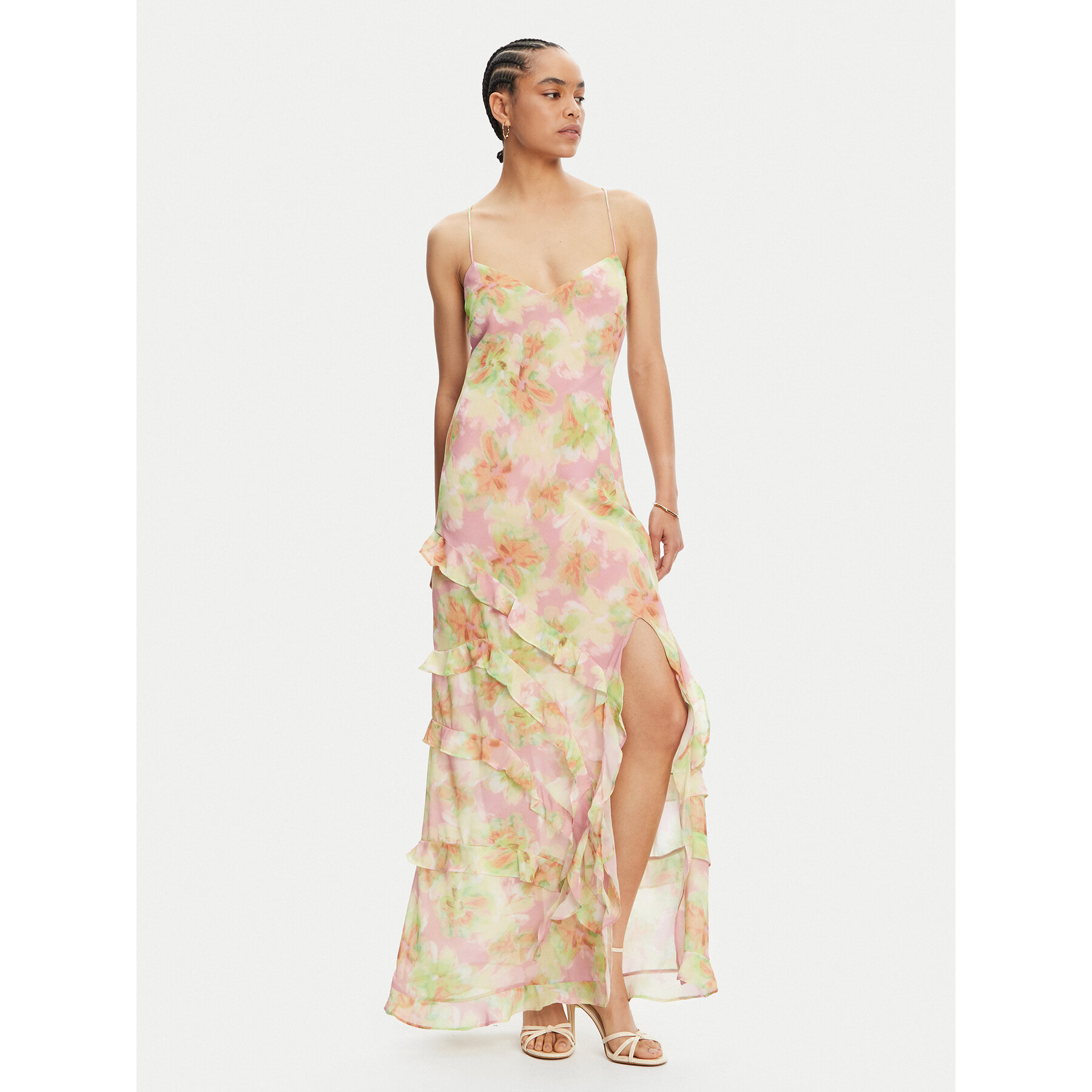 Bardot Sukienka wieczorowa 59419DB1 Kolorowy Regular Fit