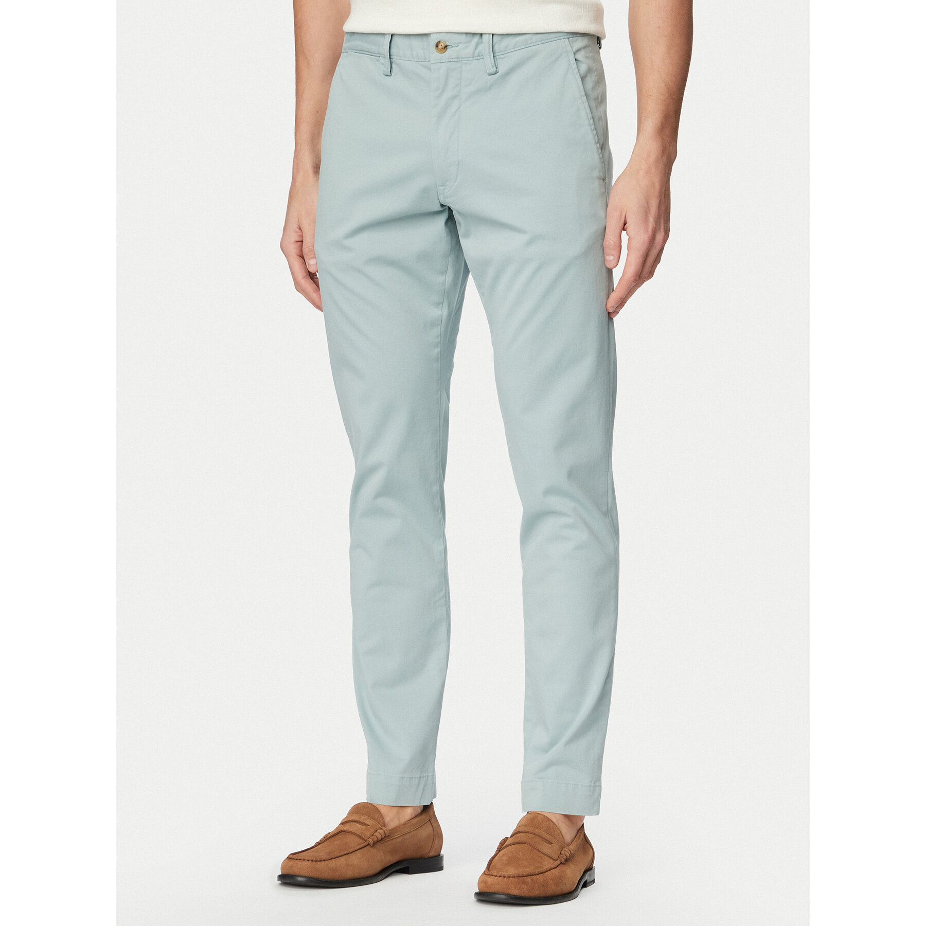 Polo Ralph Lauren Chinosy 710704176112 Zielony jasny Slim Fit