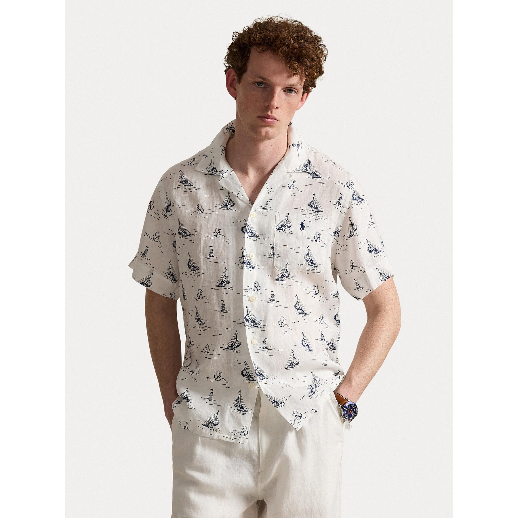 Polo Ralph Lauren Koszula 710B18630001 Biały Regular Fit