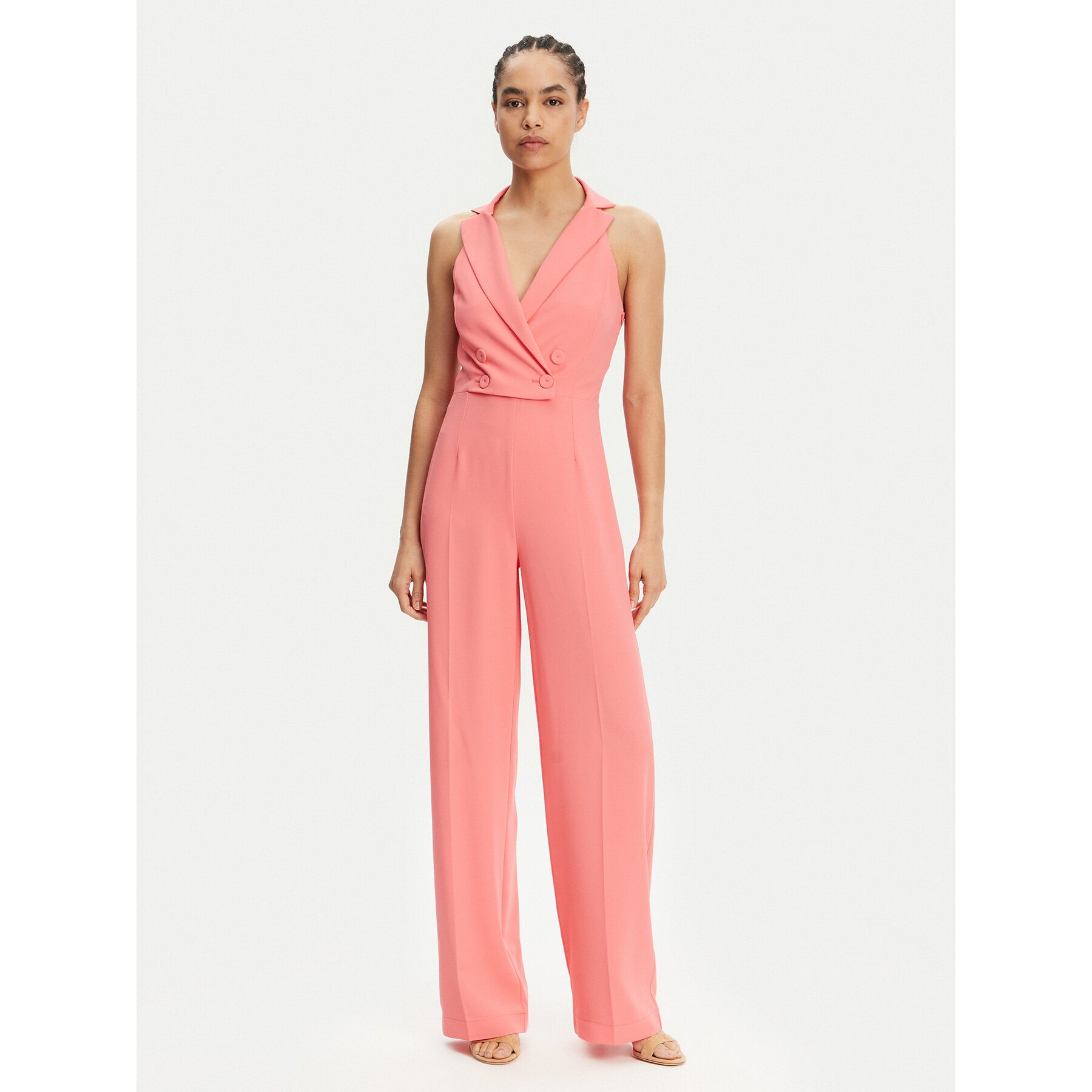 Patrizia Pepe Kombinezon 2T0077/A411-R854 Koralowy Regular Fit