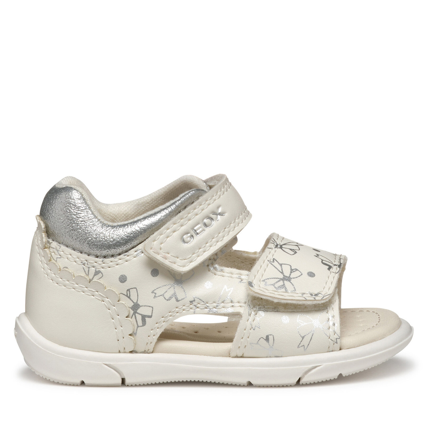 Geox Sandały B Sandal Zapito B556FD 000BC C0007 Biały