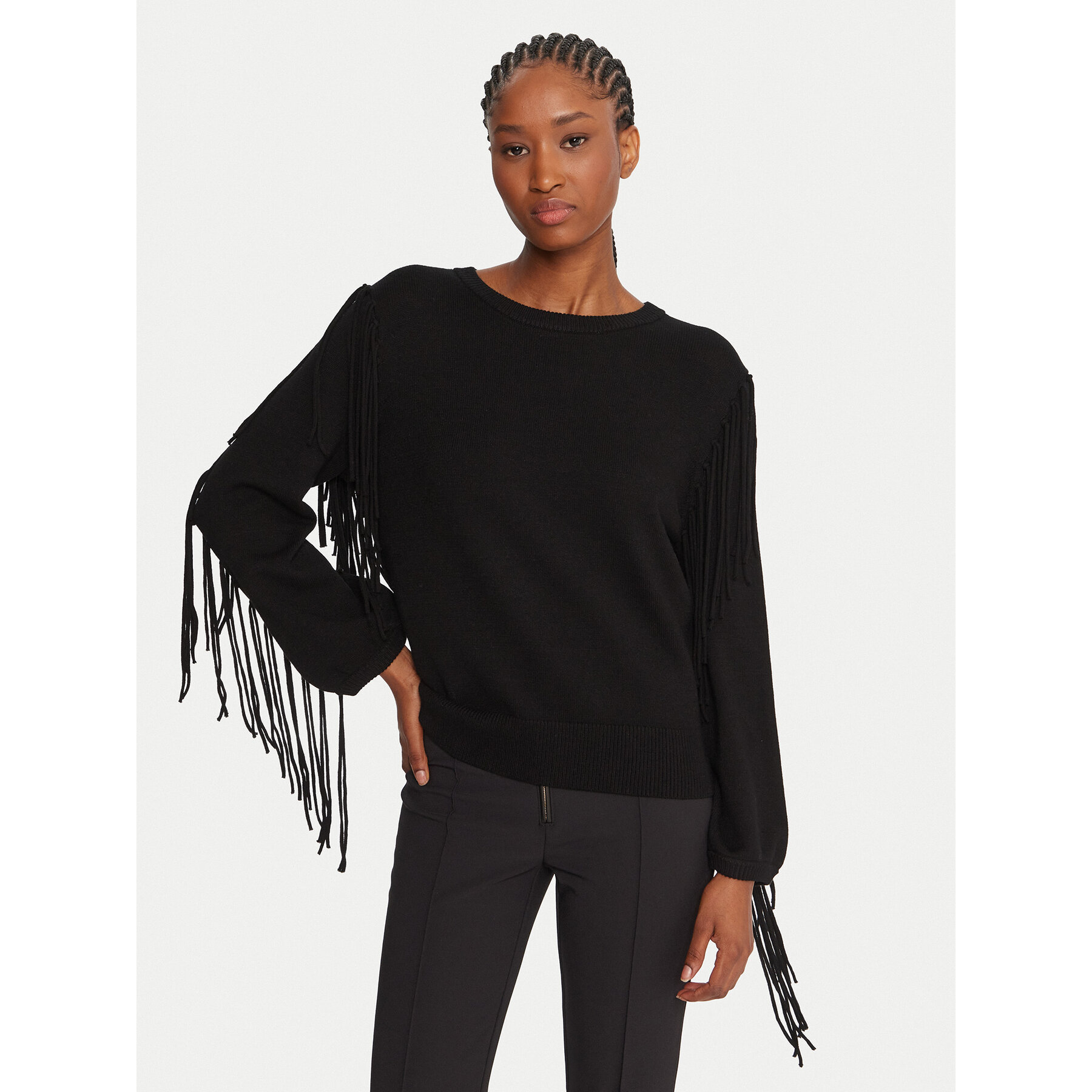 Marella Sweter Falco 2525366281000 Czarny Regular Fit