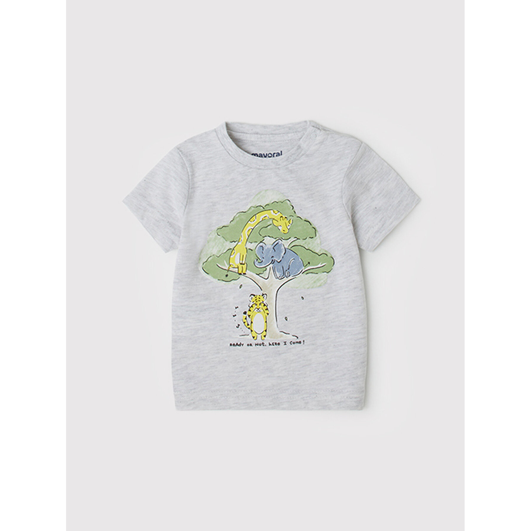 Mayoral T-Shirt 1012 Szary Regular Fit