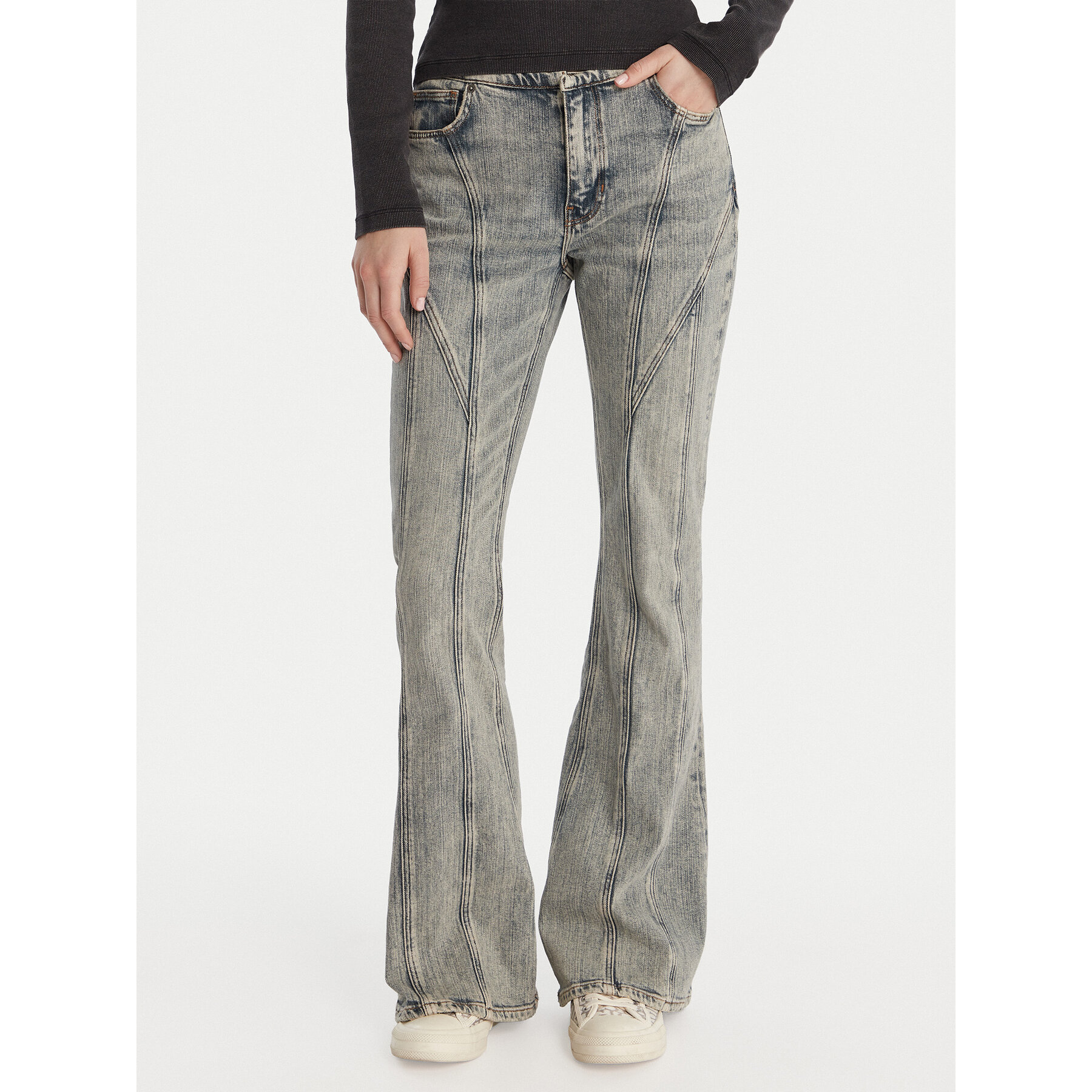 Guess Jeansy W6RA2 WD6671 Niebieski