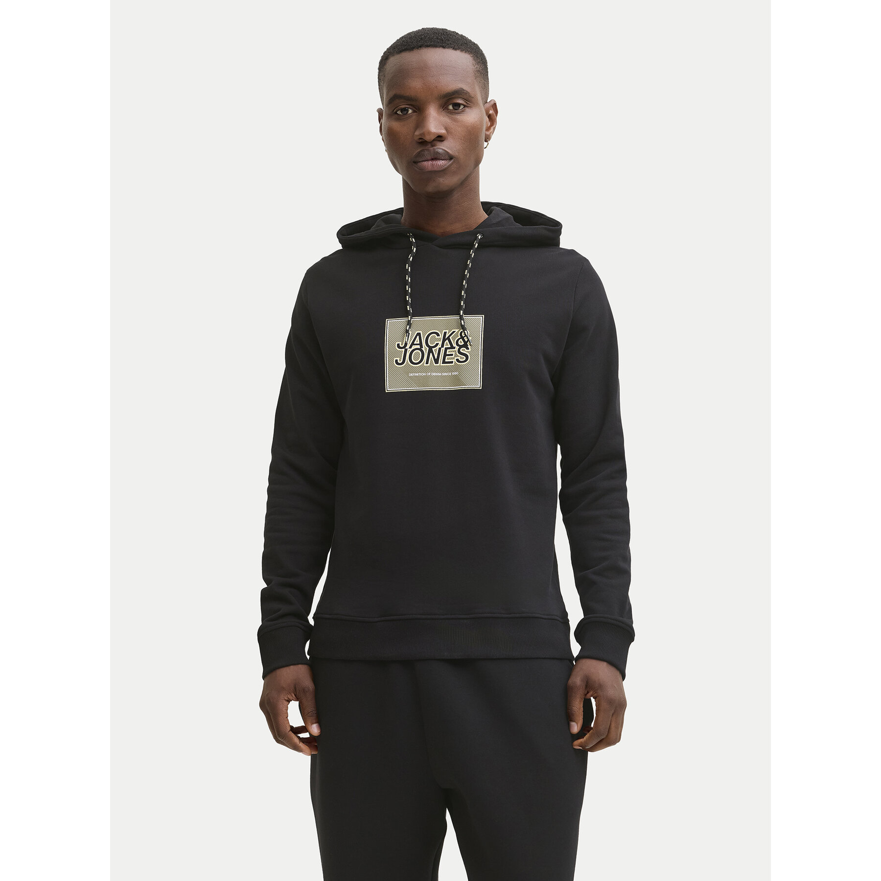 Jack & Jones Bluza Rain 12288098 Czarny Regular Fit