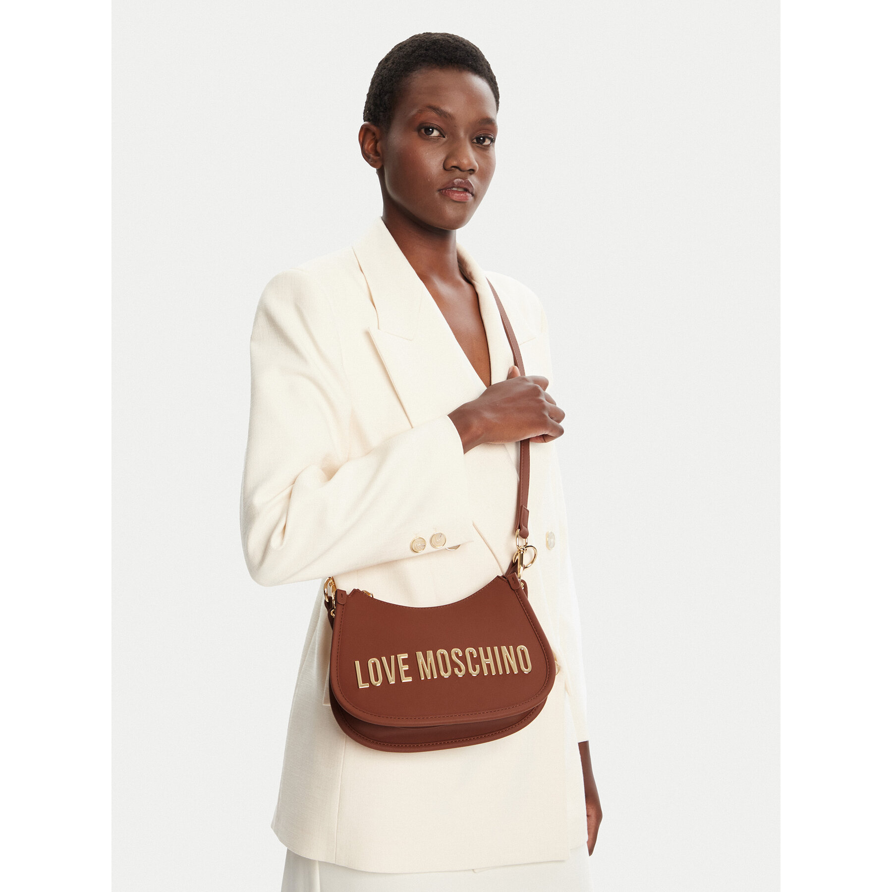 LOVE MOSCHINO Torebka JC4027PP1NKD0312 Brązowy