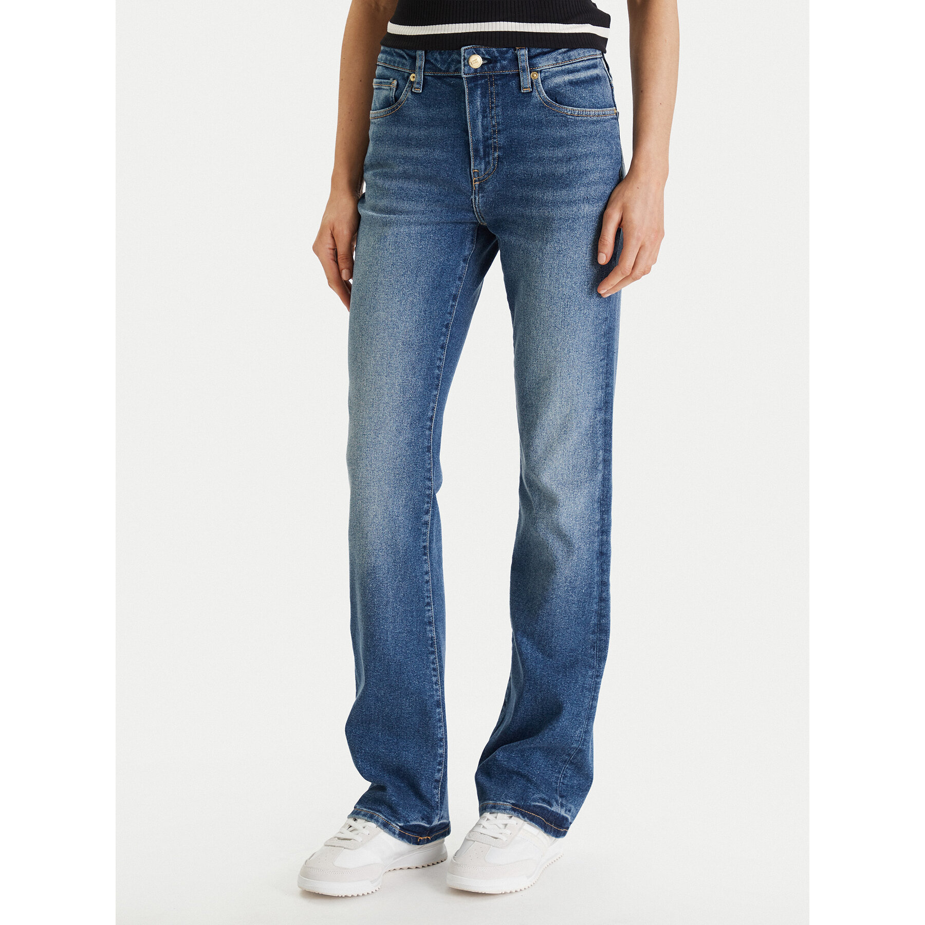 Tommy Hilfiger Jeansy WW0WW47701 Niebieski Bootcut Fit