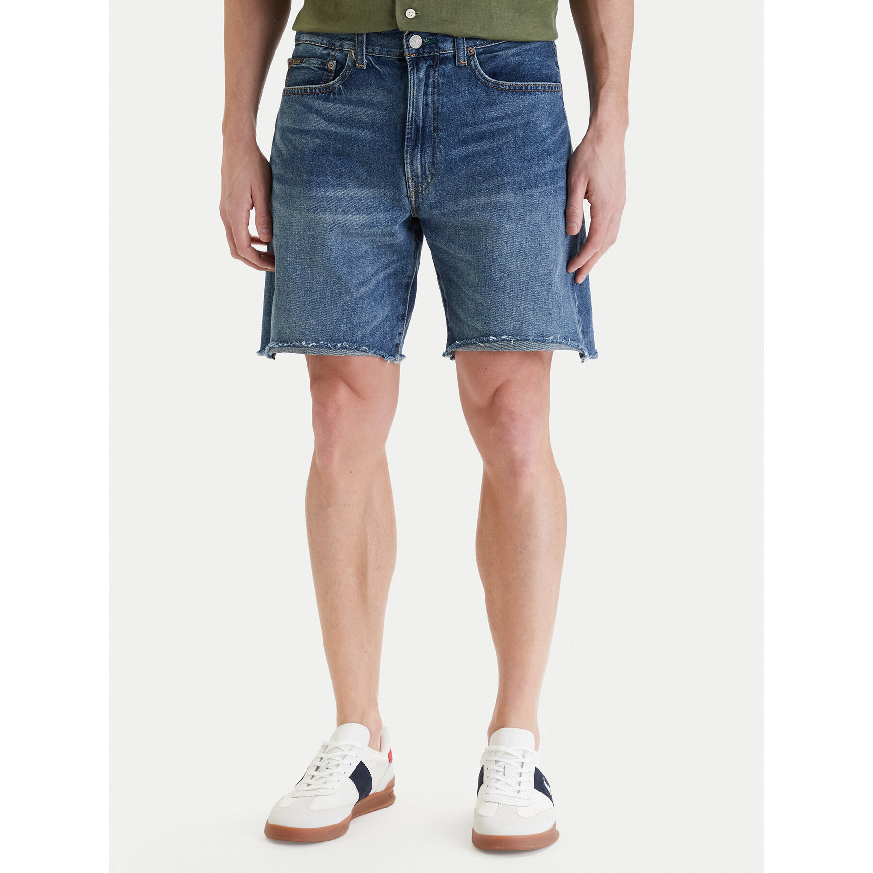 Polo Ralph Lauren Szorty jeansowe 710P08147001 Niebieski Regular Fit