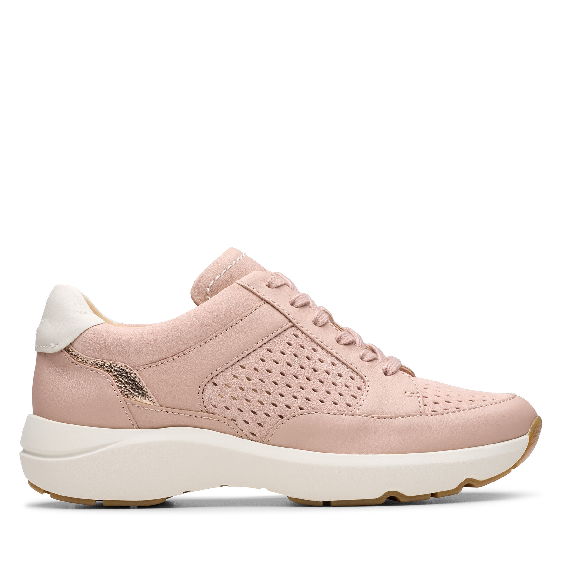 Clarks Sneakersy Tivoli Walk 26181465 Różowy