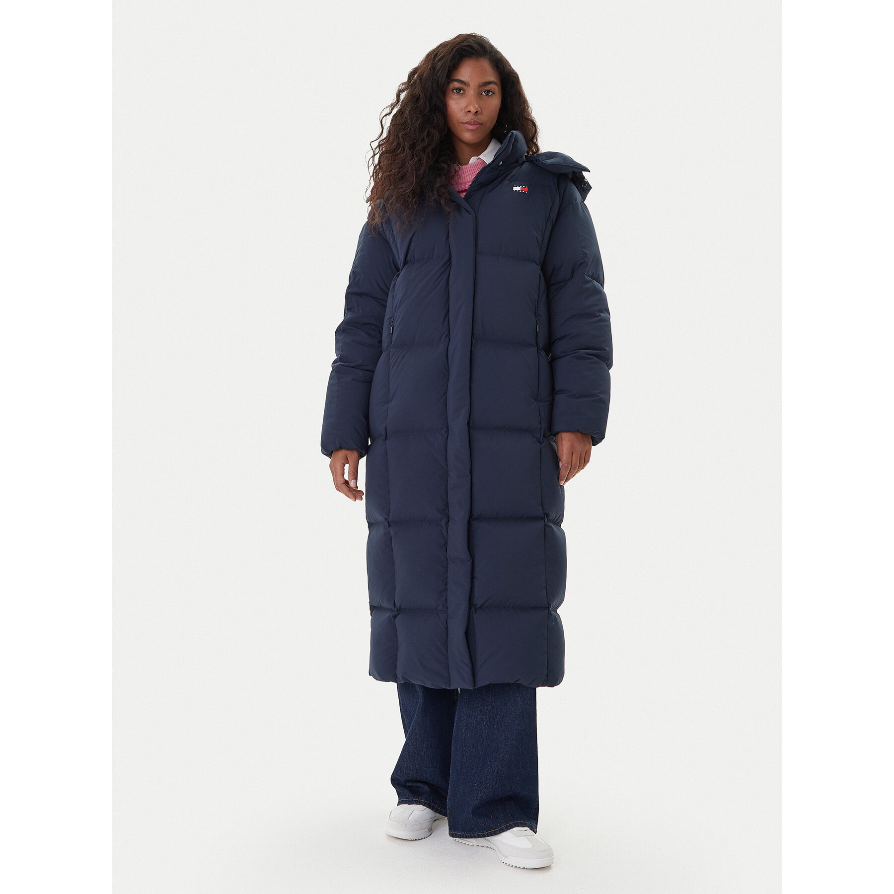 Tommy Jeans Kurtka puchowa Alaska DW0DW21977 Granatowy Regular Fit