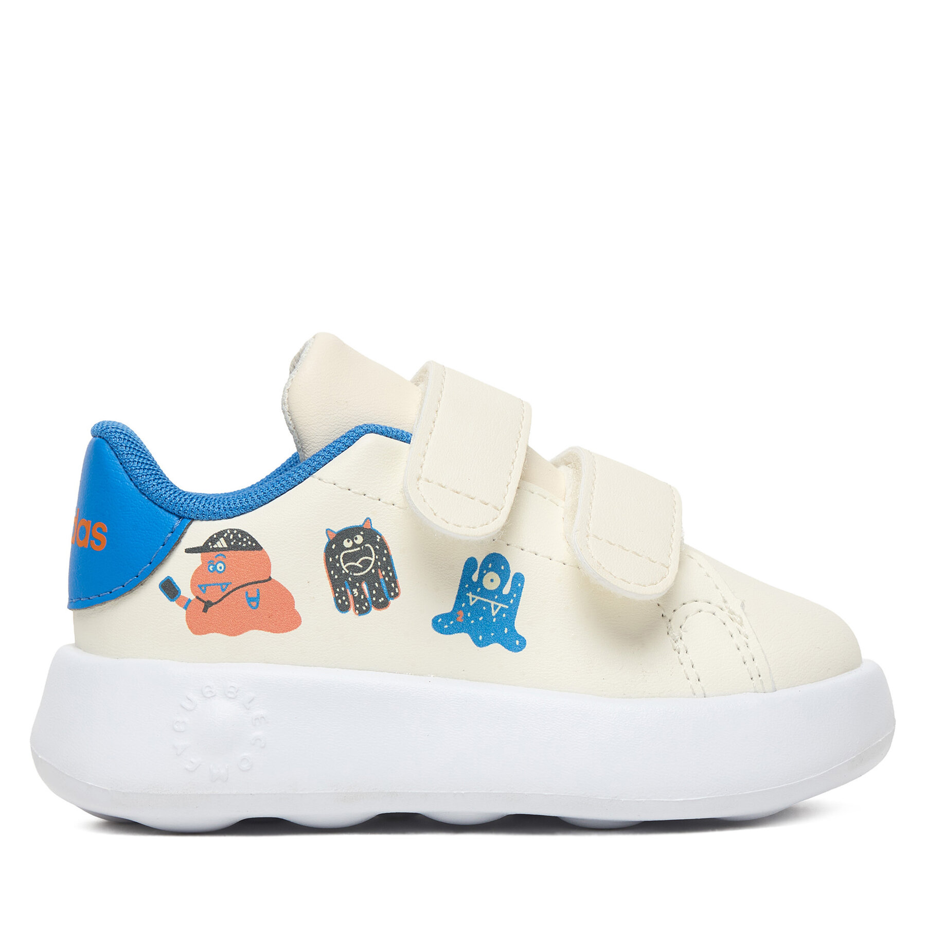 adidas Sneakersy Advantage Cf I KI0740 Kremowy