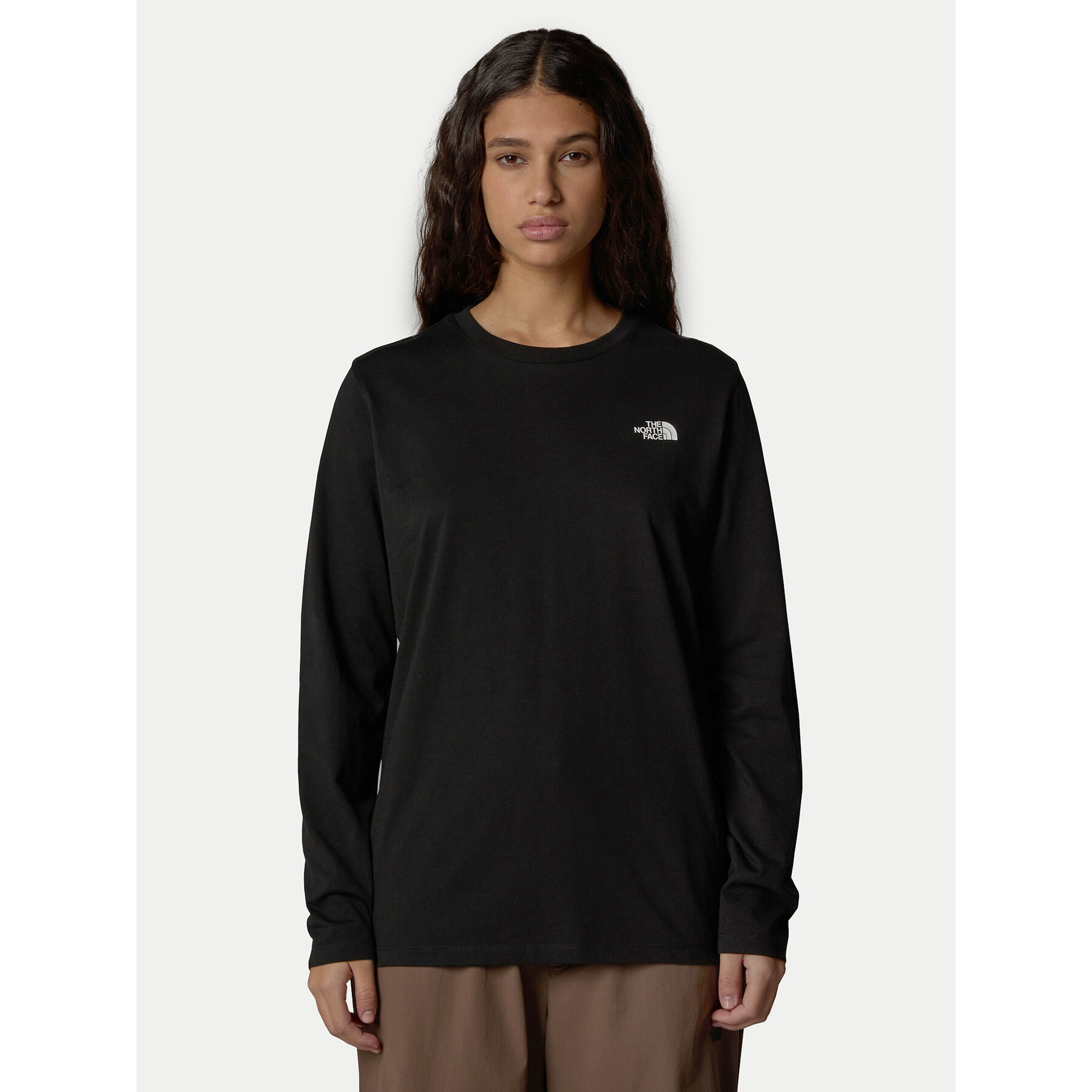 The North Face Bluzka Simple Dome NF0A87QP Czarny Relaxed Fit