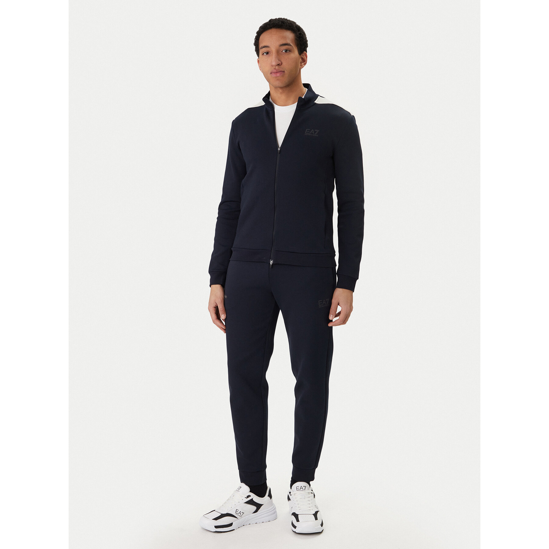 EA7 Emporio Armani Dres 7M001601 AF20845 UB102 Granatowy Regular Fit