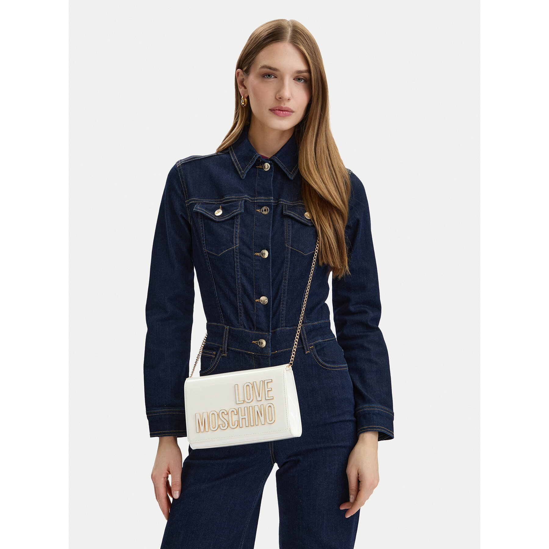 LOVE MOSCHINO Torebka JC4251PP0OKE110A Biały