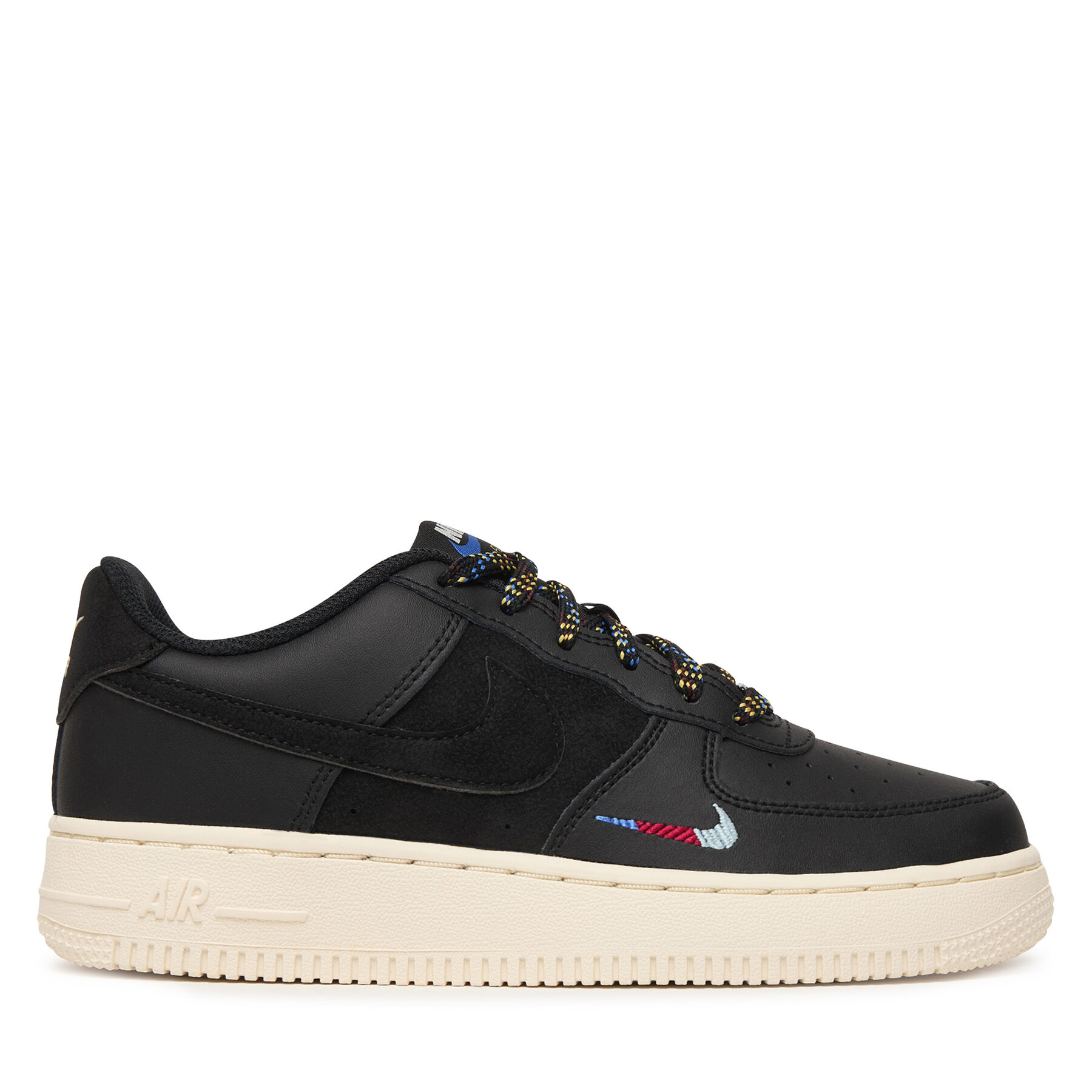 Nike Sneakersy Air Force 1 LV8 1 (GS) HQ1907 001 Czarny