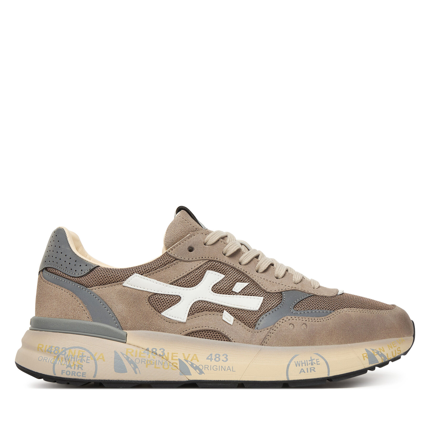 Premiata Sneakersy Mick0.1 Var 8118 Brązowy