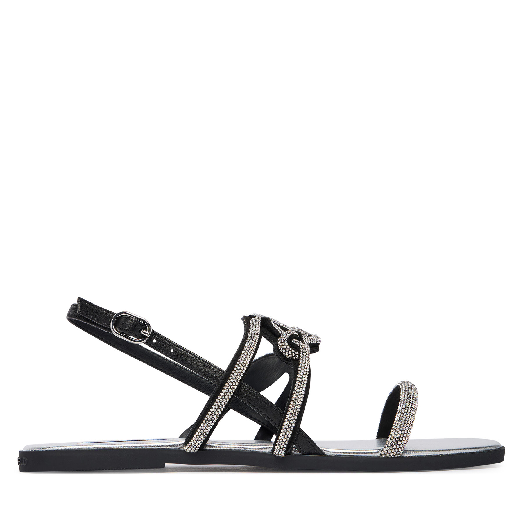 KARL LAGERFELD Sandały Olympia II KL87425C Czarny
