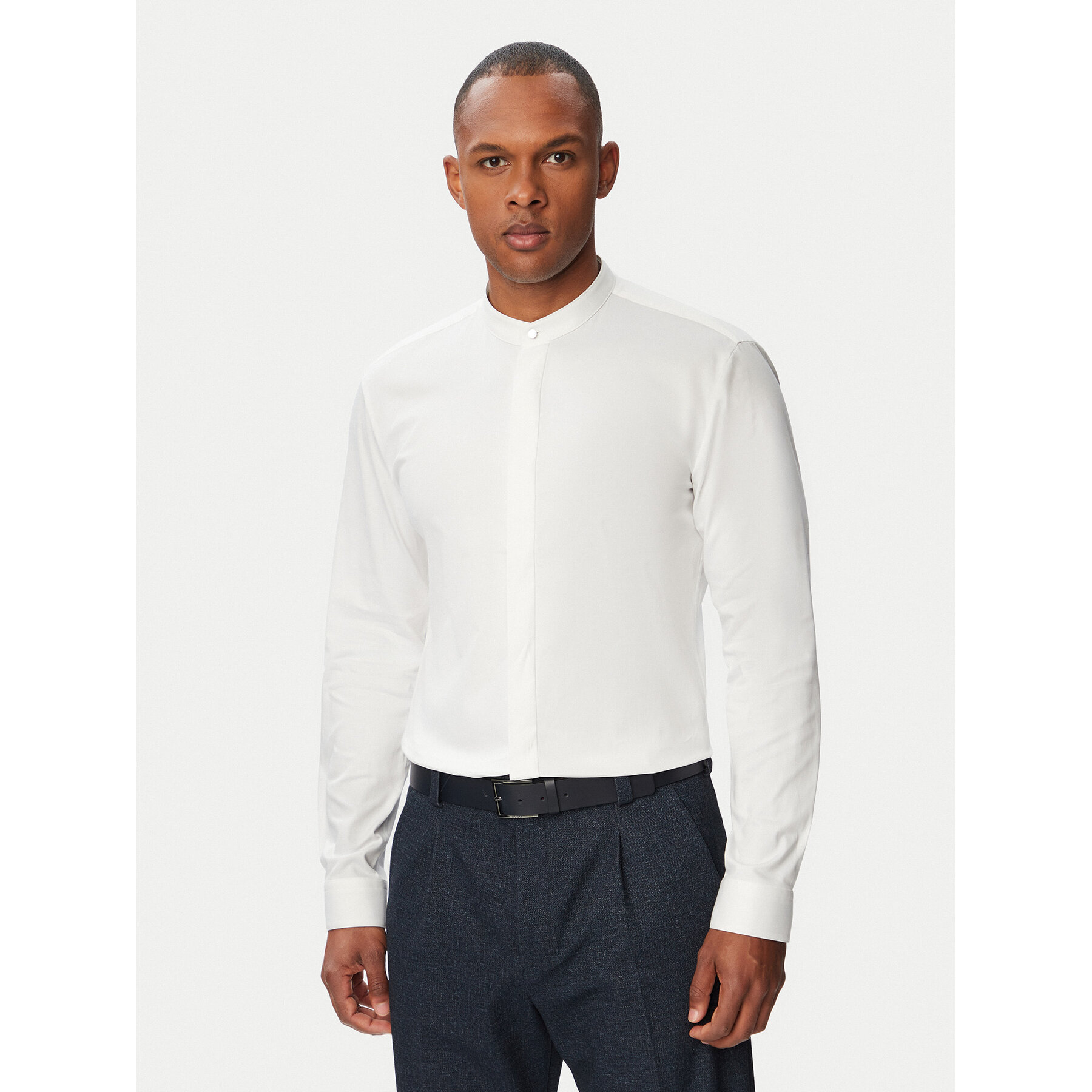 HUGO Koszula Kaleb 50544949 Biały Slim Fit