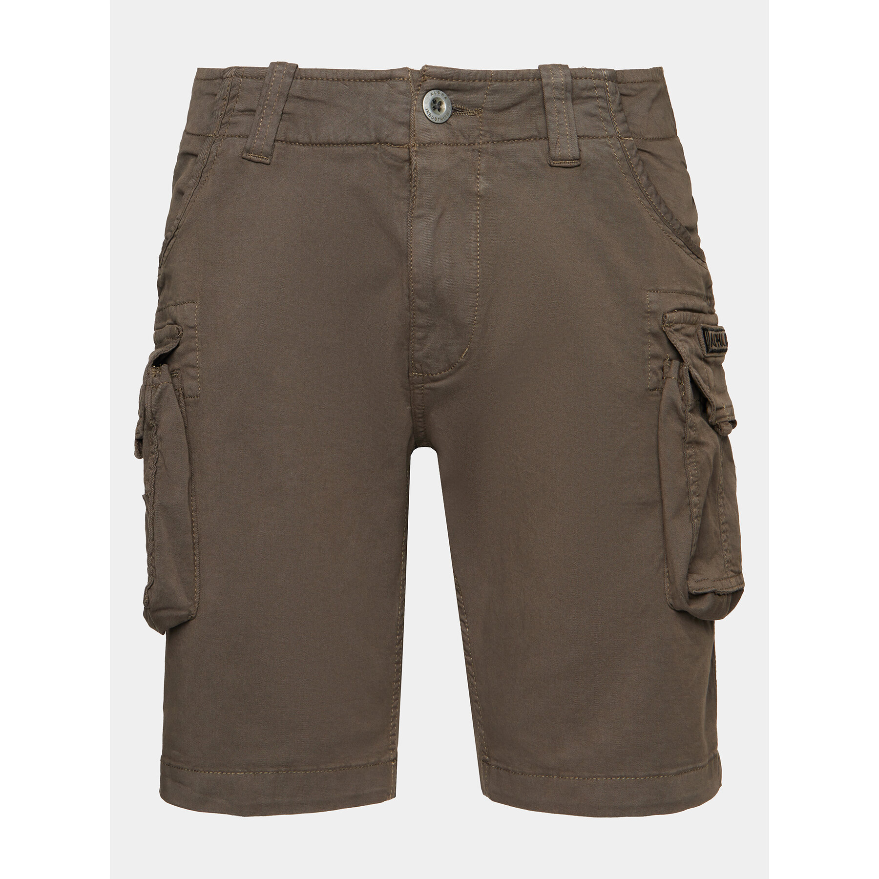 Alpha Industries Szorty materiałowe Crew 176203 Szary Slim Fit