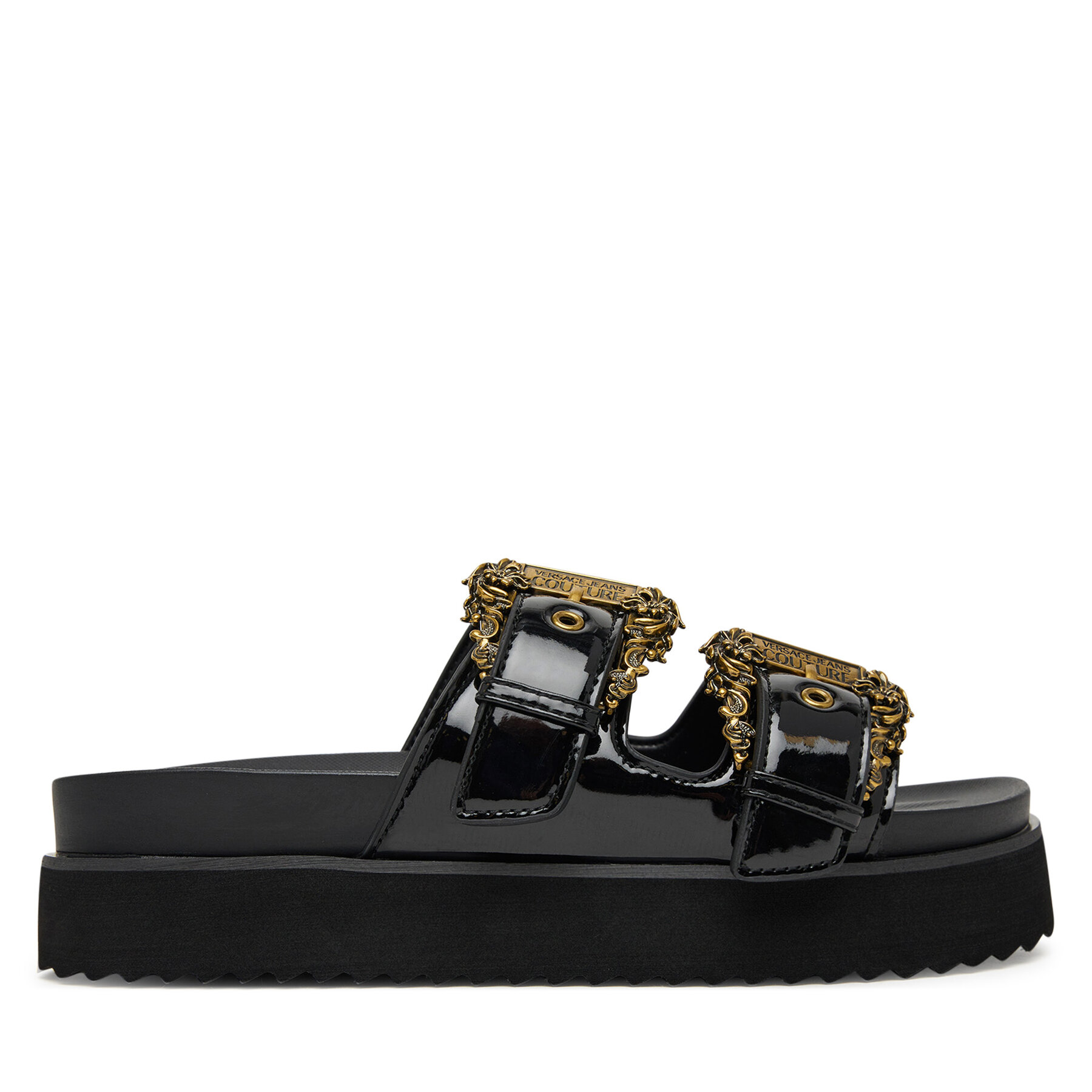 Versace Jeans Couture Klapki 80VA3SM1 ZS190 899 Czarny