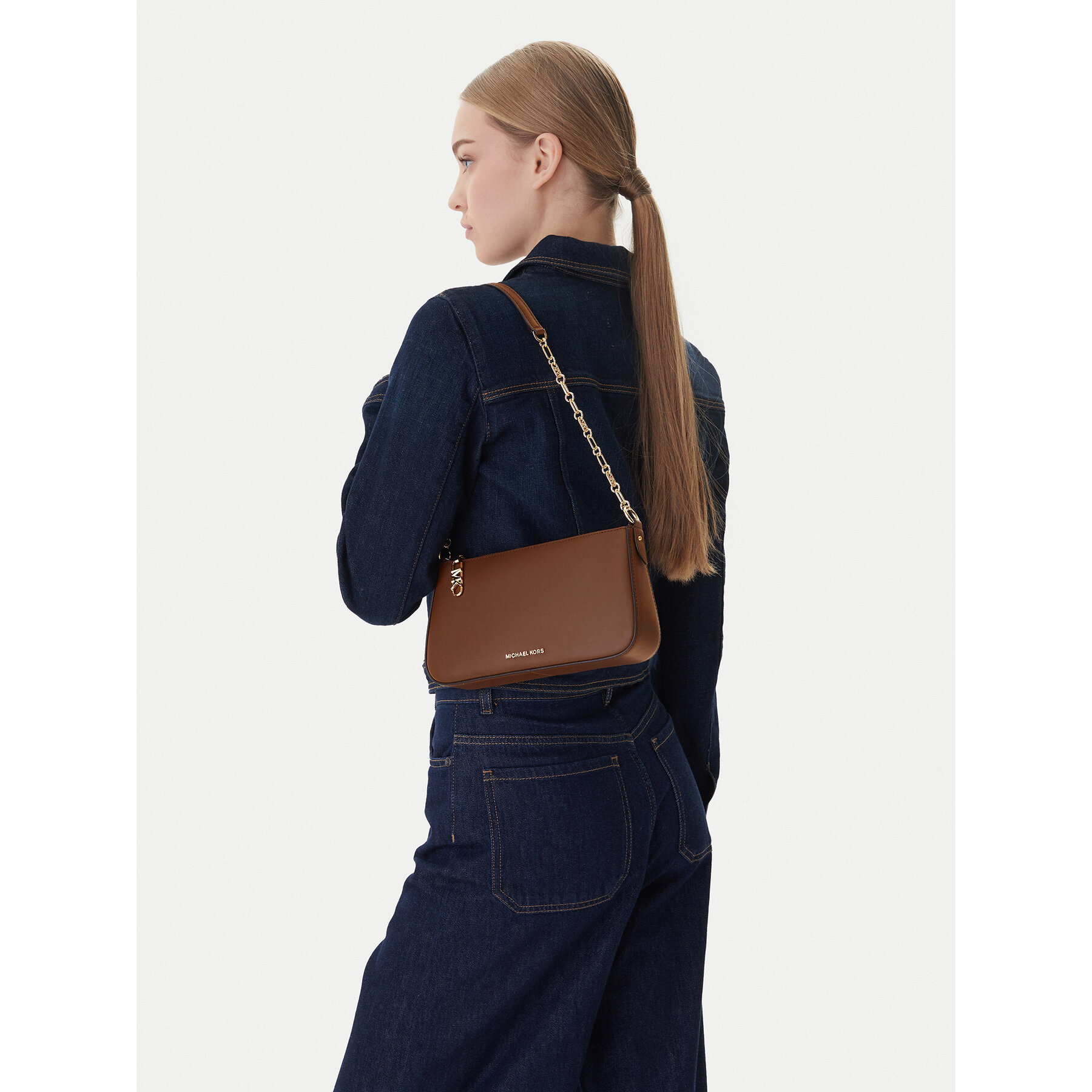 MICHAEL Michael Kors Torebka Empire 32H3G8EW6L Brązowy