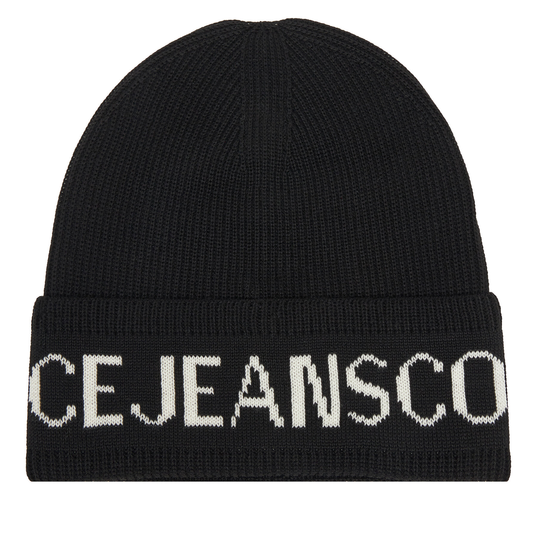 Versace Jeans Couture Czapka Big Beanie 79YAZK40 Czarny