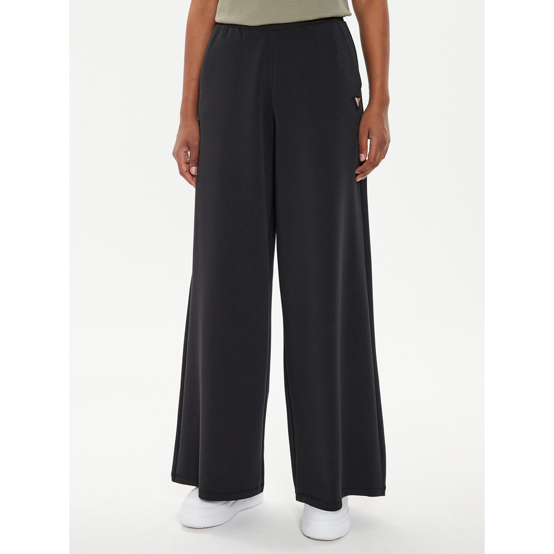 Guess Spodnie dresowe V4YB07 KCAY2 Czarny Relaxed Fit
