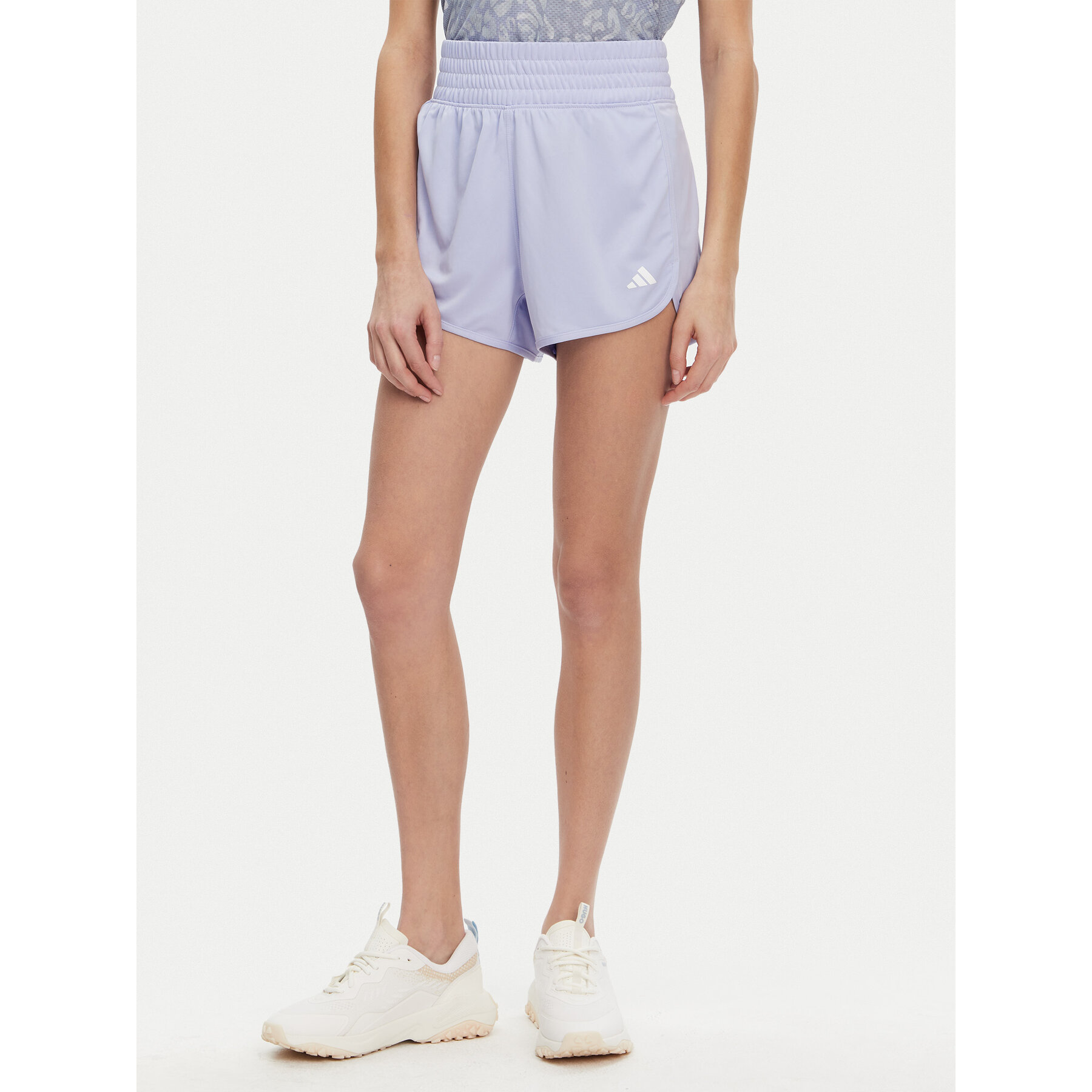 adidas Szorty sportowe Pacer Essentials JC9582 Fioletowy Regular Fit